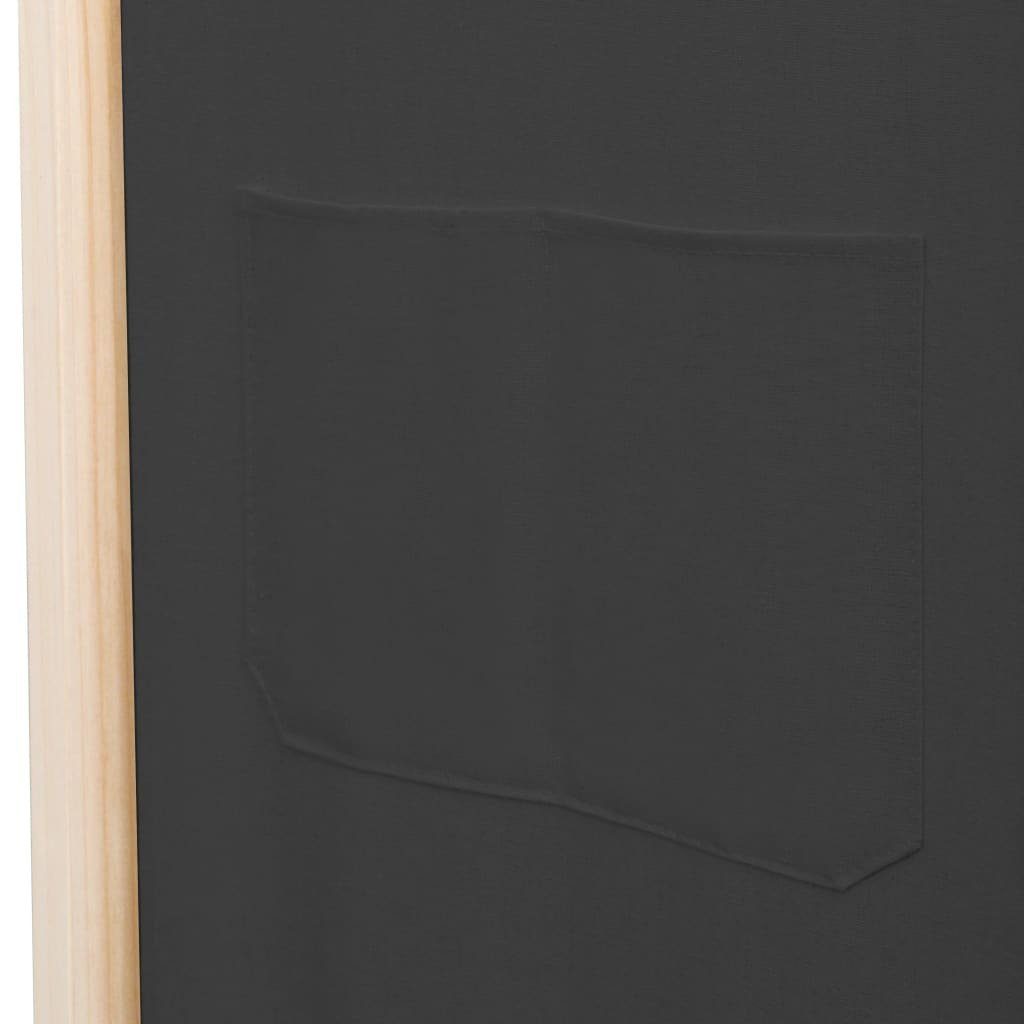 vidaXL Raumteiler Raumteiler spanische Wand 170 4tlg 160 c x Paravent x 4 Grau Trennwand