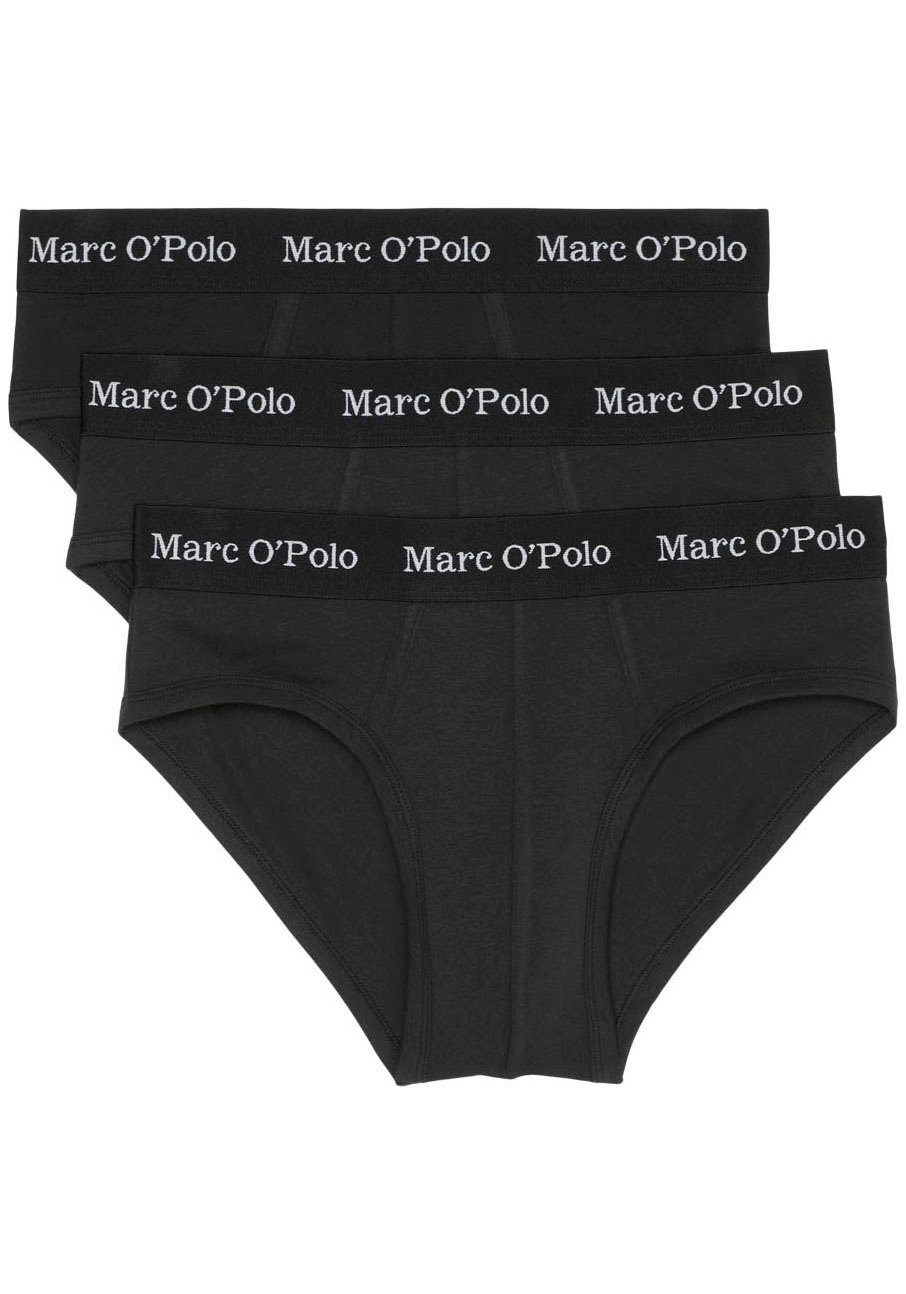 Marc O'Polo Slip Essentials (Packung, 3-St) Schwarz | Klassische Slips