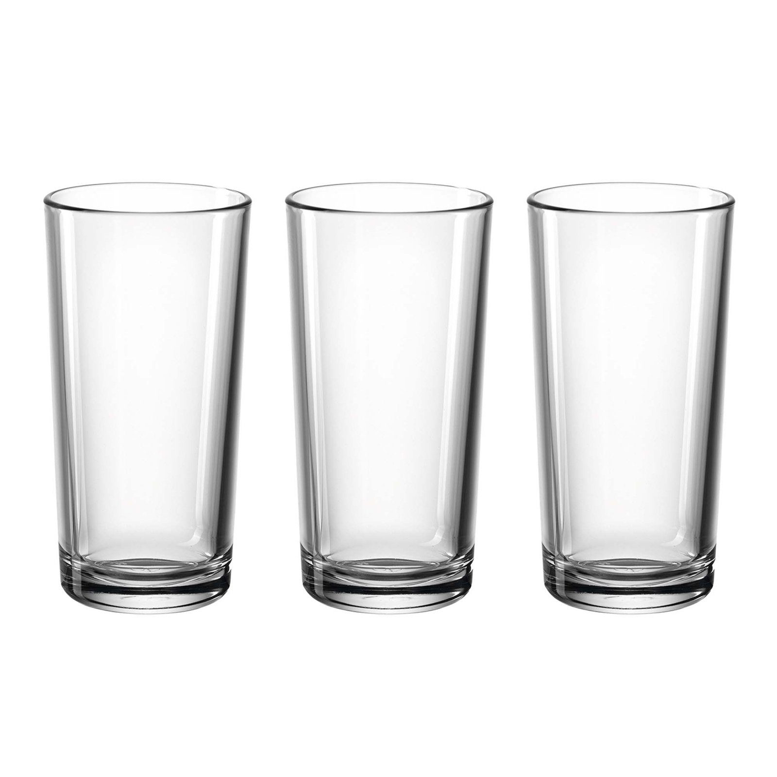montana-Glas Glas Longdrinkglas Montana, 3er Set Gala, Glas, Longdrinkglas Wasserglas Saftglas