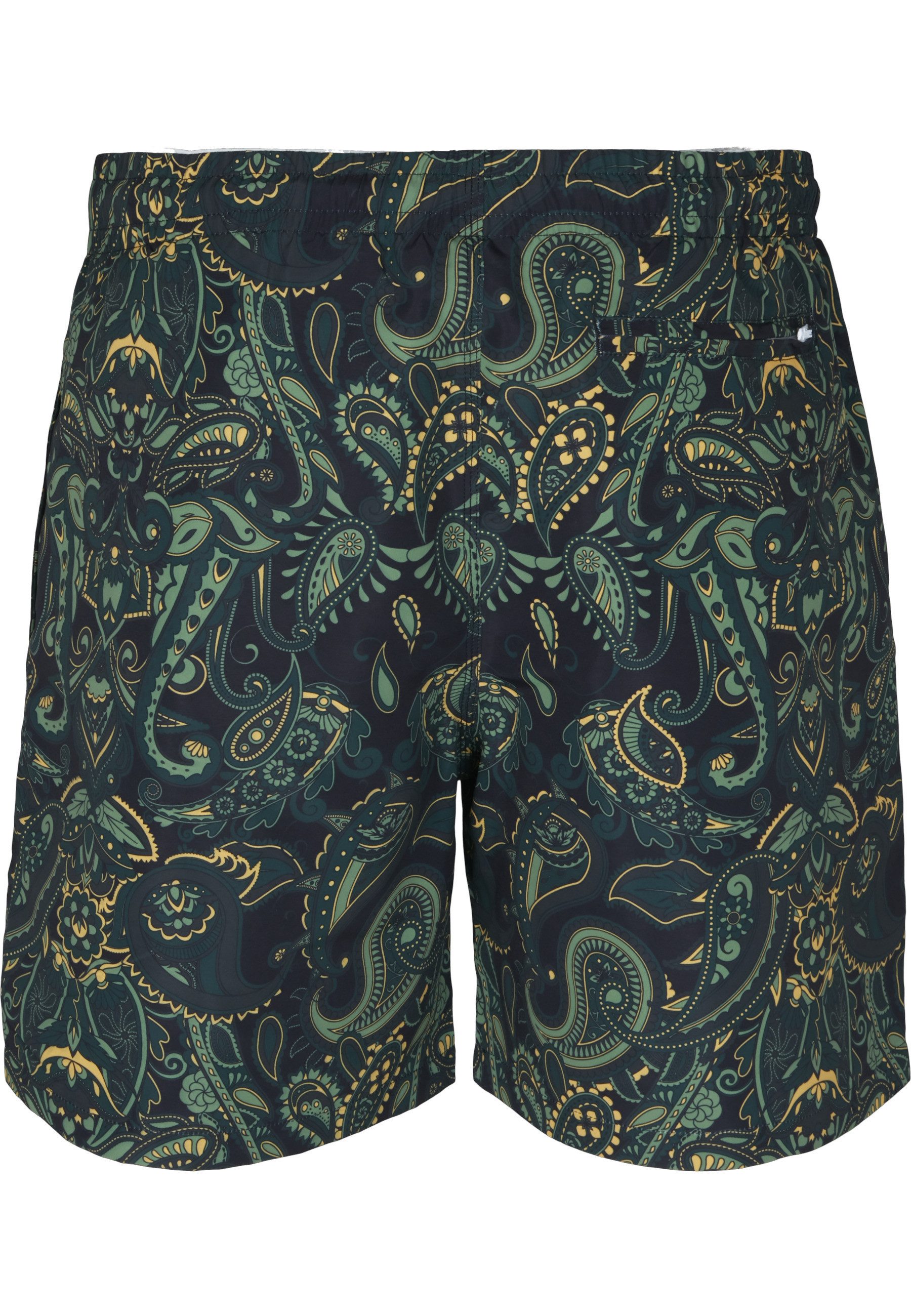URBAN CLASSICS Badeshorts Urban Classics Herren Paisley Swim Shorts