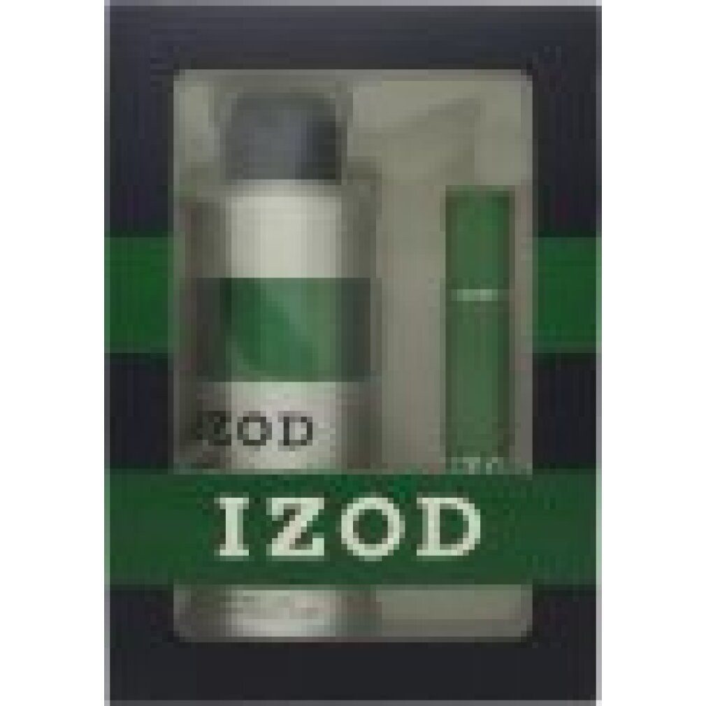 IZOD Eau de Toilette Green Geschenkset 15 ml EDT + 200 ml Körperspray