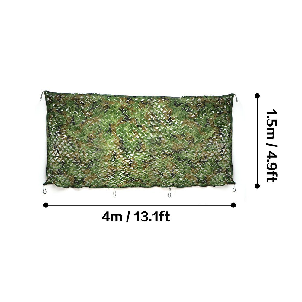 x Meter Tarnung (1Set), Armee Jagd Jagd Hunter BlingBin Tarnnetz Armee Sonnensegel Netz Military Jagd Tarnnetz Camo Netz Army Tarnung Wald, 1.5 Camouflage 4