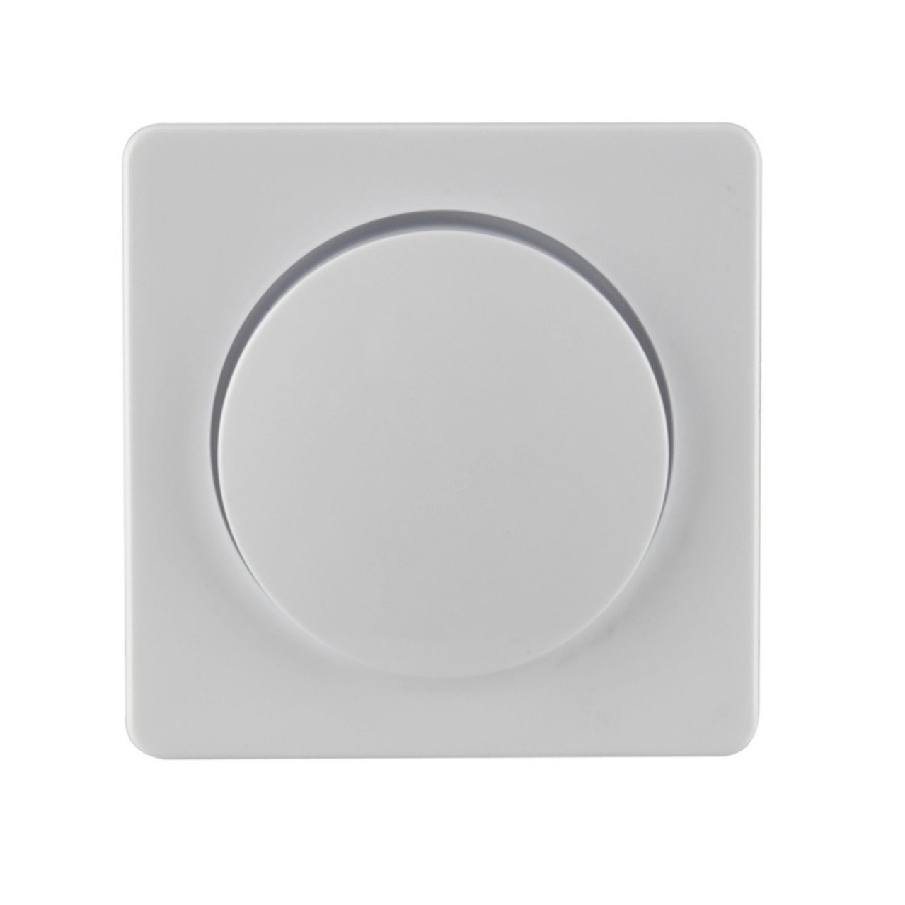 UNITEC Drehdimmer Unitec Dimmerabdeckung Montreal S502 ultraweiß