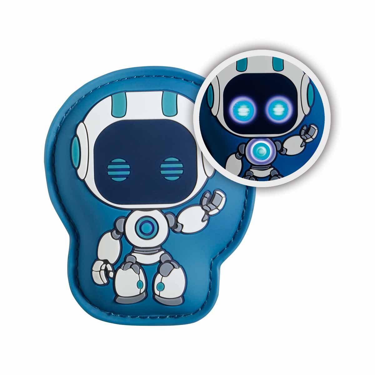 Step by Step Schulranzen MAGIC MAGS FLASH Robot Nino 1-teilig (1 Stück), Leuchtmotiv, Glücksbringer
