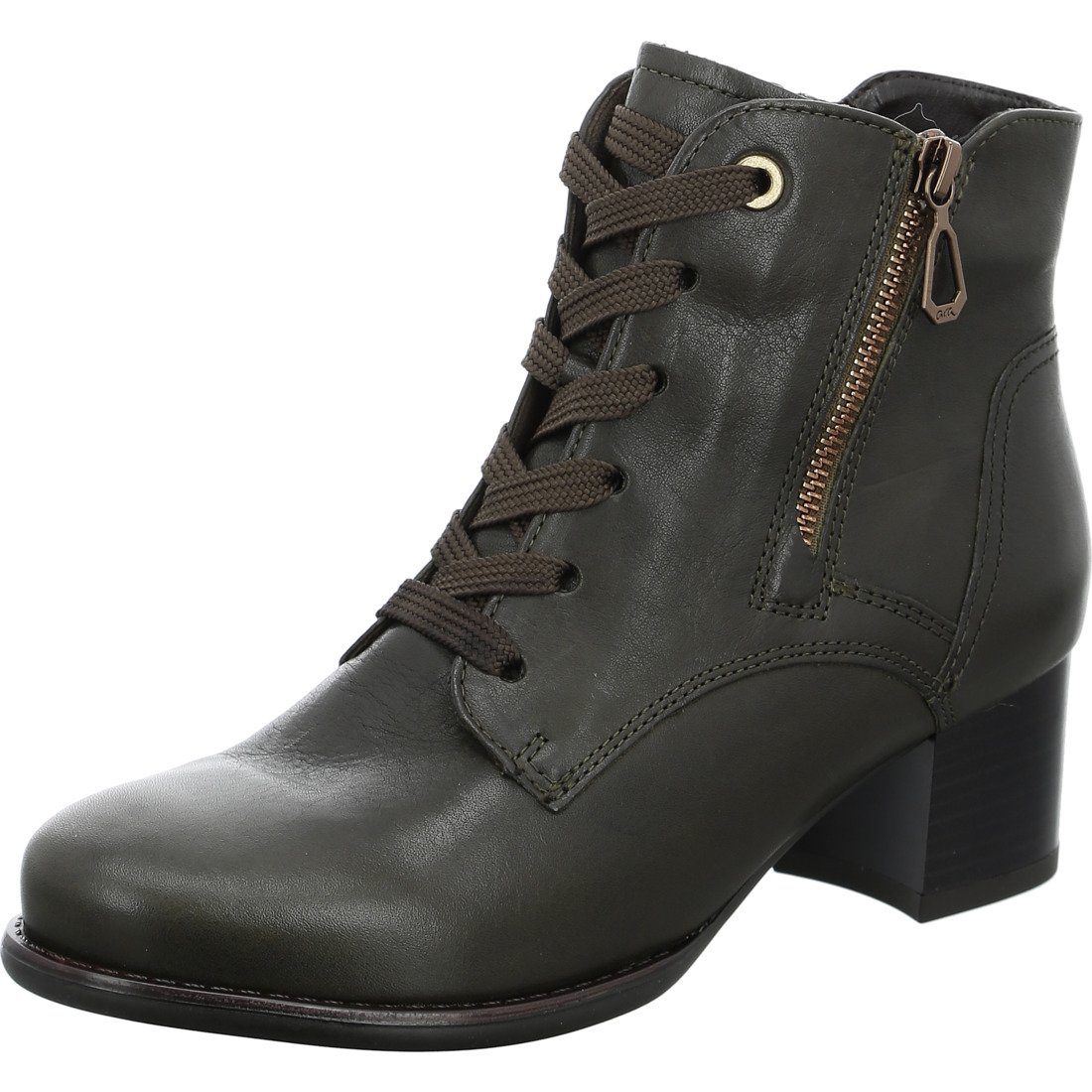 Ara Ara Schuhe, Stiefelette Luca - Glattleder Damen Stiefelette grün 046619