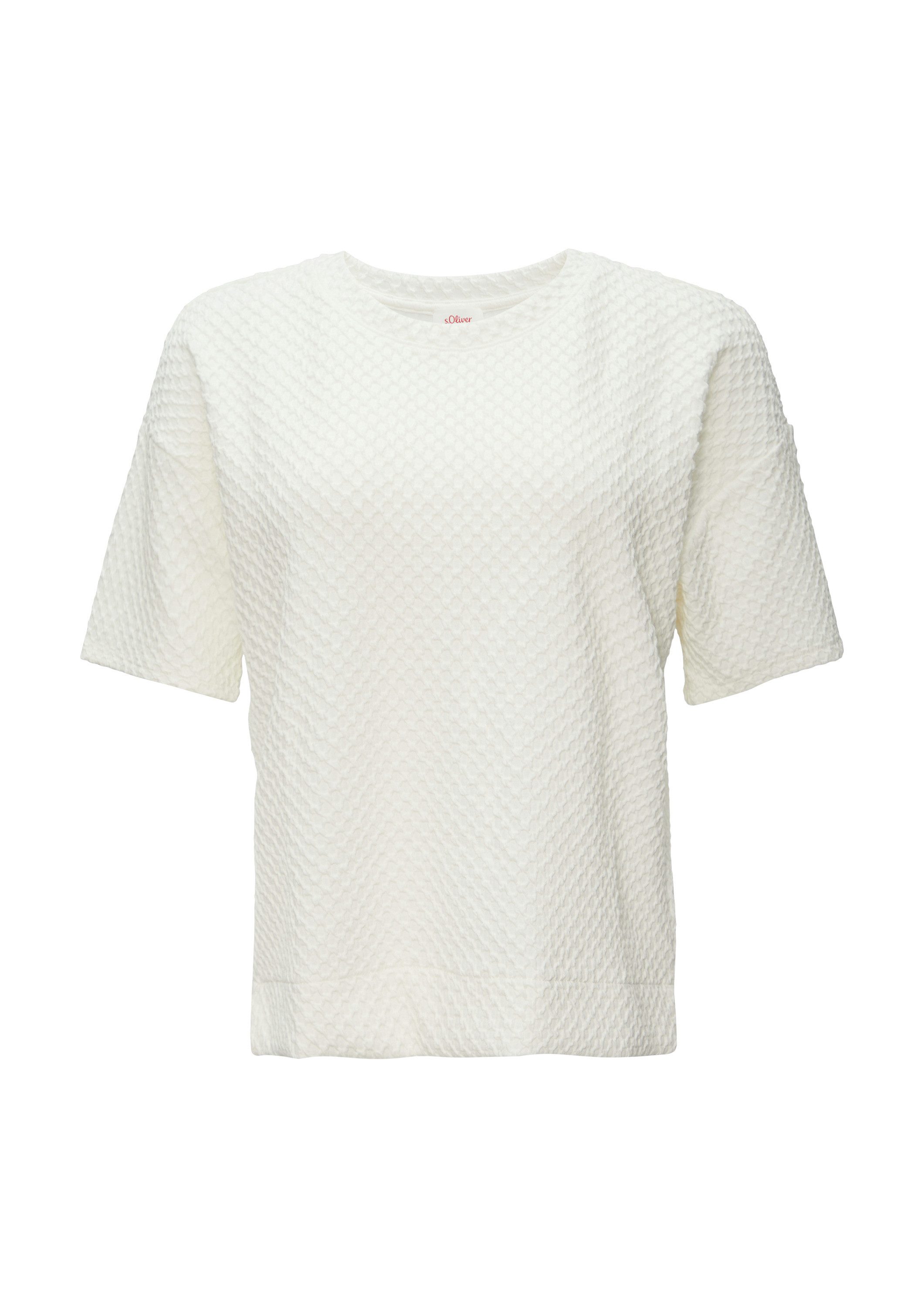 s.Oliver Kurzarmshirt Sweatshirt (1-tlg) günstig online kaufen