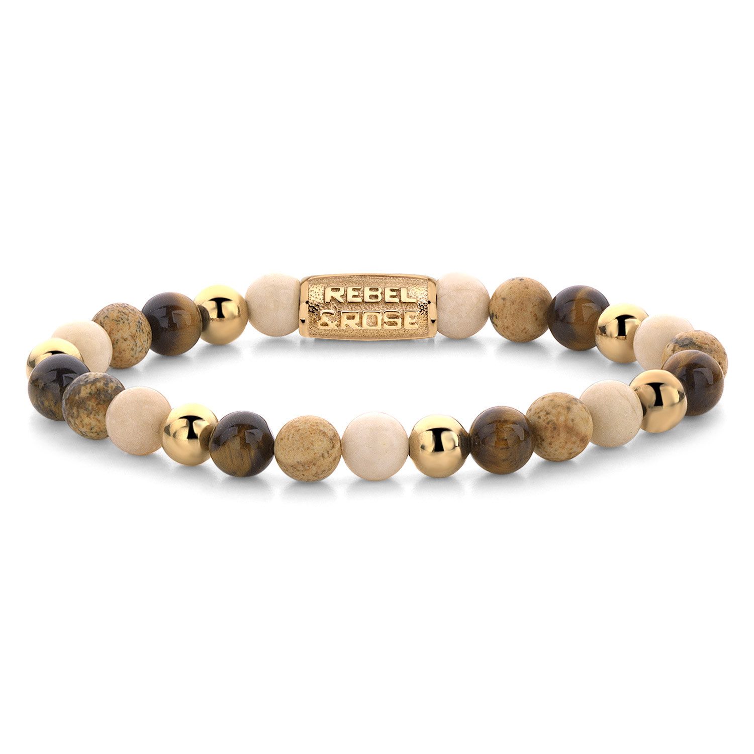 Rebel & Rose Edelstahlarmband Damen-Autumn Love 6 mm