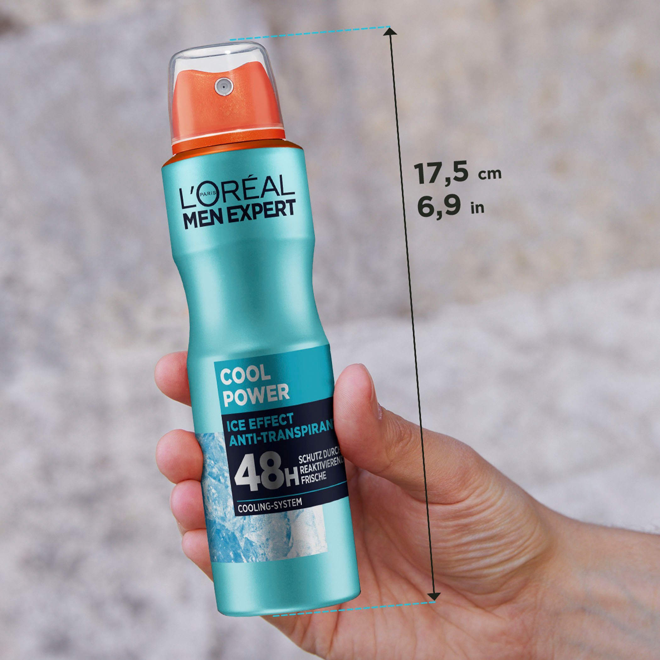 Deo Spray Cool 48h, Power L'ORÉAL Packung, 6-tlg. EXPERT PARIS MEN Deo-Spray