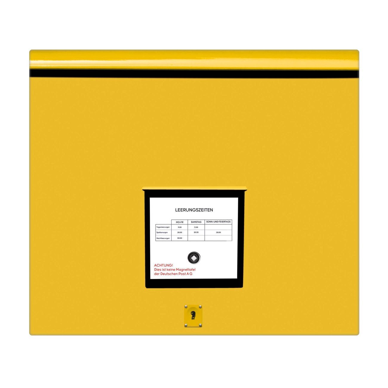 tlg., (gehärtet, Herd-Abdeckplatte Gummifüßchen) Glas Briefkasten inkl. 1 Gelb, selbstklebende banjado