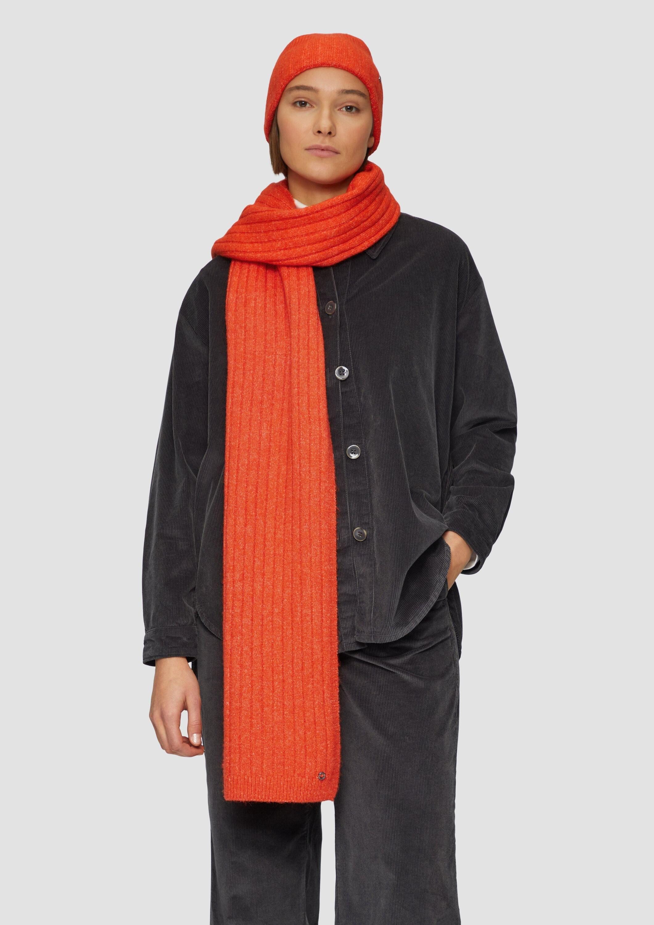 s.Oliver Schal Schal, Gestrickter Schal mit günstig online kaufen