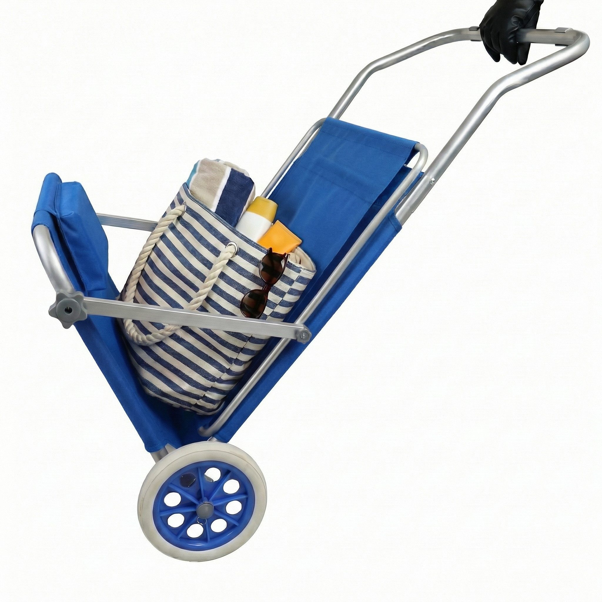 VCM Gartenliege Bindox B. 65 x T. 165 x H. 16 cm, 1, klappbar, Strandliege Rollen, leicht Liegestuhl Sonnendach, Relaxliege – Bild 2 von 5