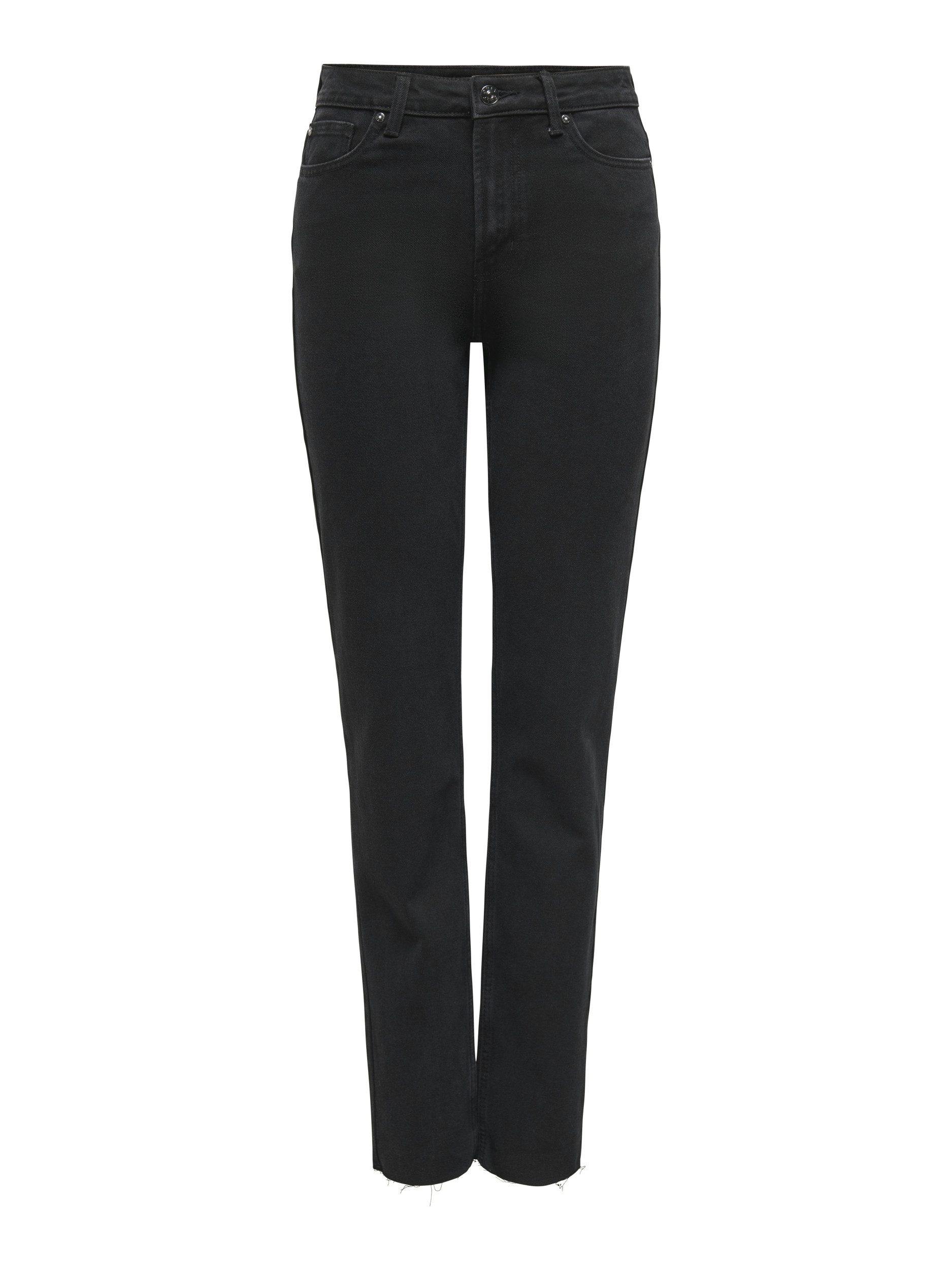 ONLY 5-Pocket-Jeans ONLEMILY HW STR DNM MA450 NOOS Black Denim günstig online kaufen