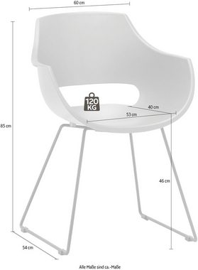 MCA furniture Schalenstuhl Rockville (Set, 4 St), Stuhl belastbar bis 120 Kg