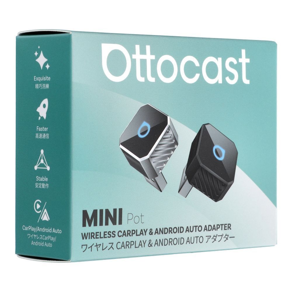 OTTOCAST OTTOCAST Mini Cube T3 Kabelloser CarPlay Adapter Auto-Adapter