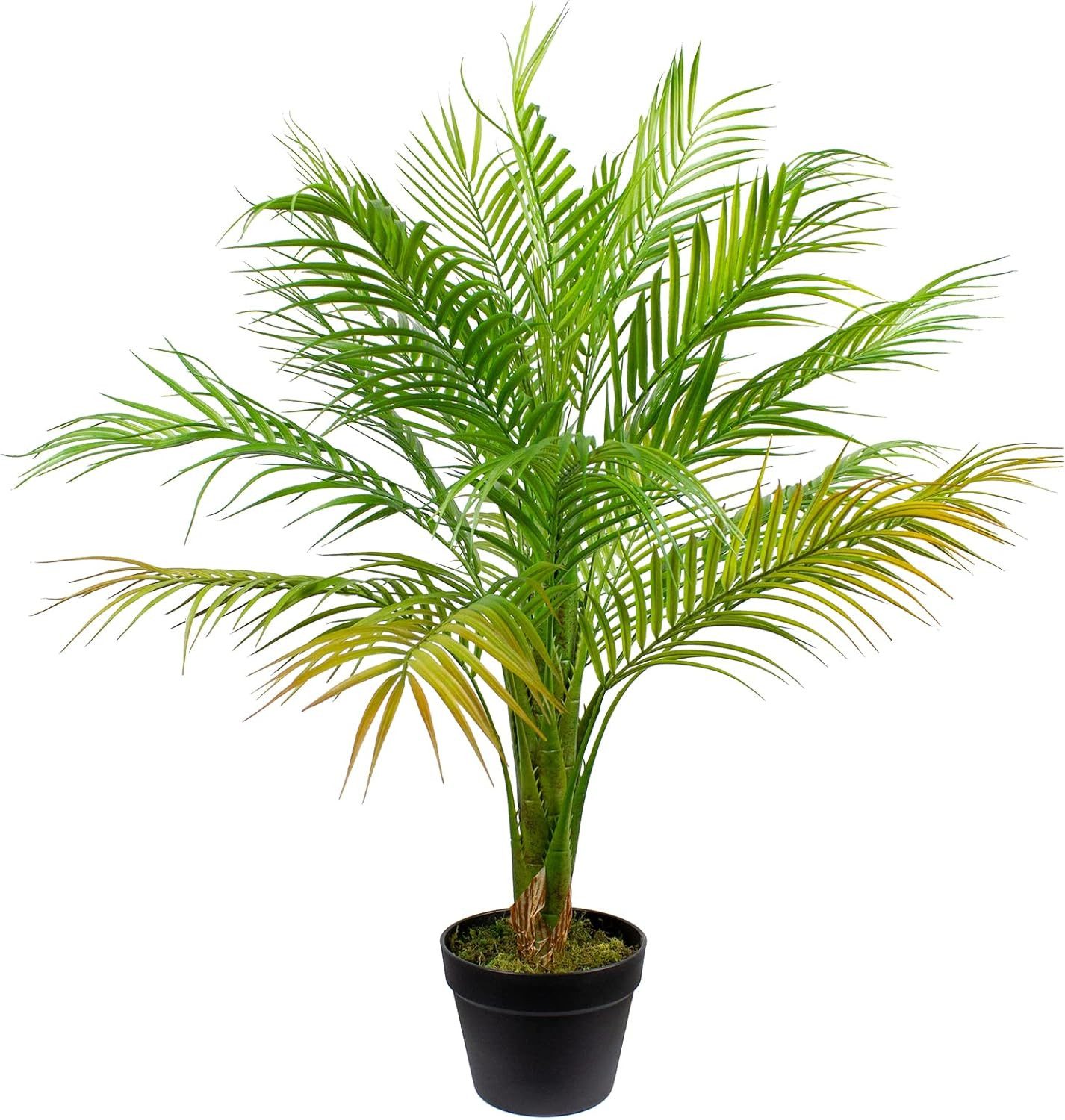 Kunstpflanze Arekapalme im Topf künstliche Palme Areka Kunstpalmen Kunstpflanze, mucPlants, Höhe 90 cm