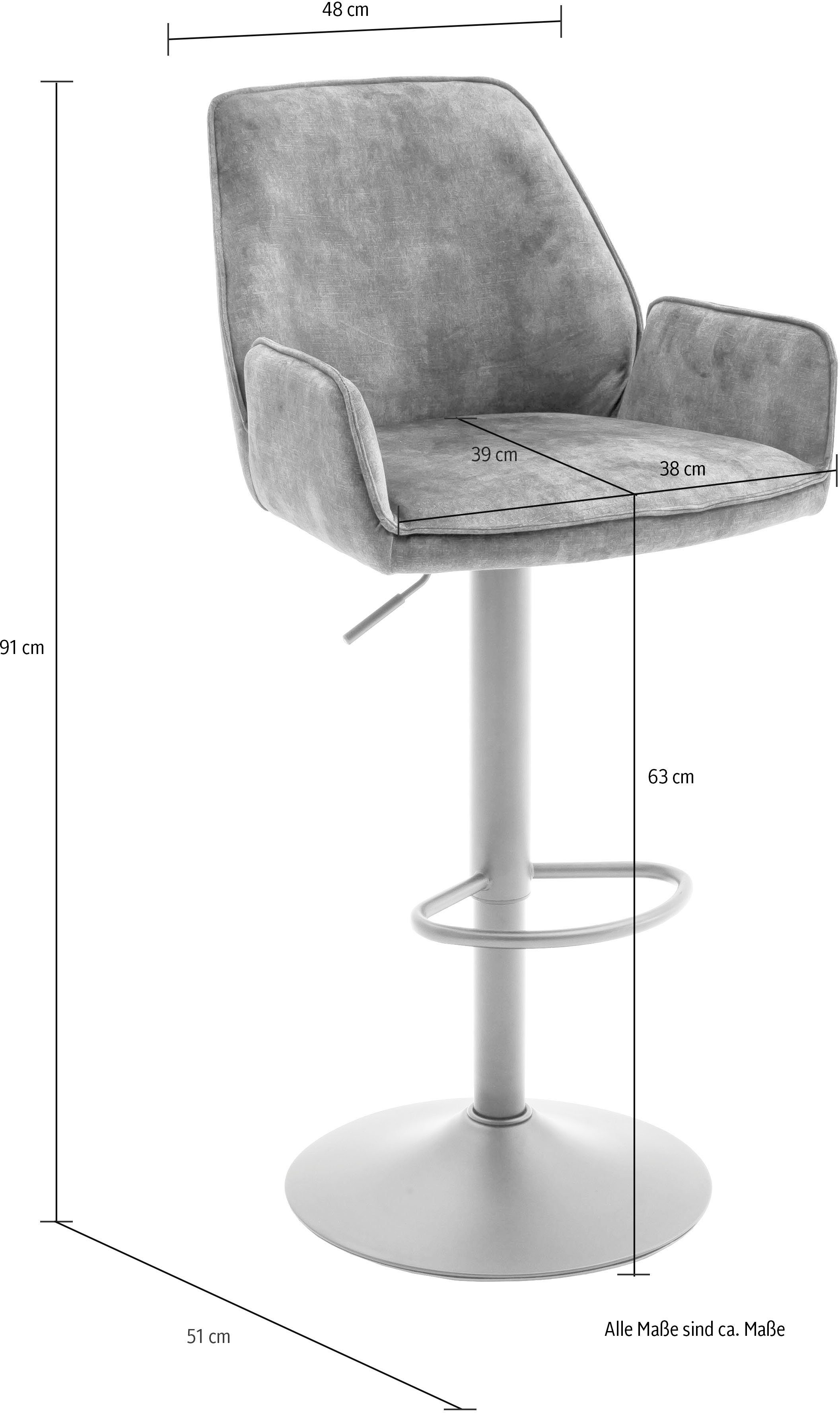 Bistrostuhl furniture MCA grau | OTTAWA grau