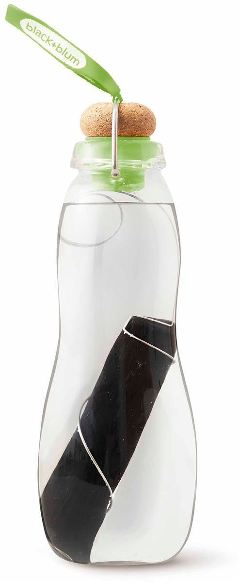 Wasser, auslaufsicher, ml Eau 650 gesünderes Aktivkohlefilter für hellgrün-transparent Good, black+blum Trinkflasche