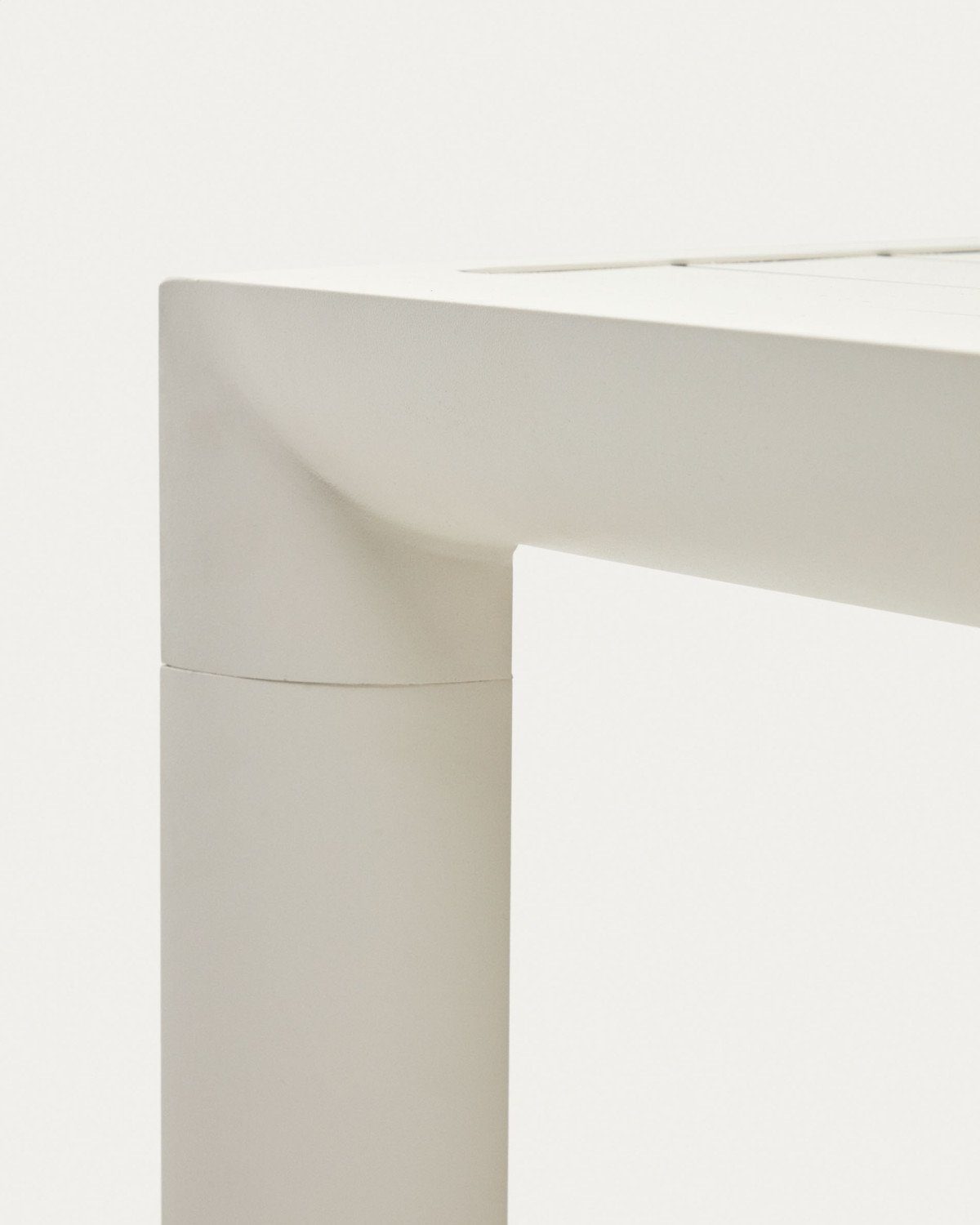Aluminium Culip Esstisch Outdoor Natur24 90x180x75cm Esstisch Gartentisch Tisch weiß