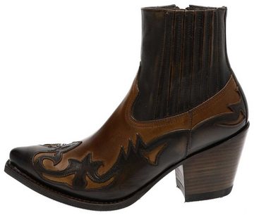 Sendra Boots 16598 Braun Stiefelette Rahmengenähte Damen Wersternstiefelette