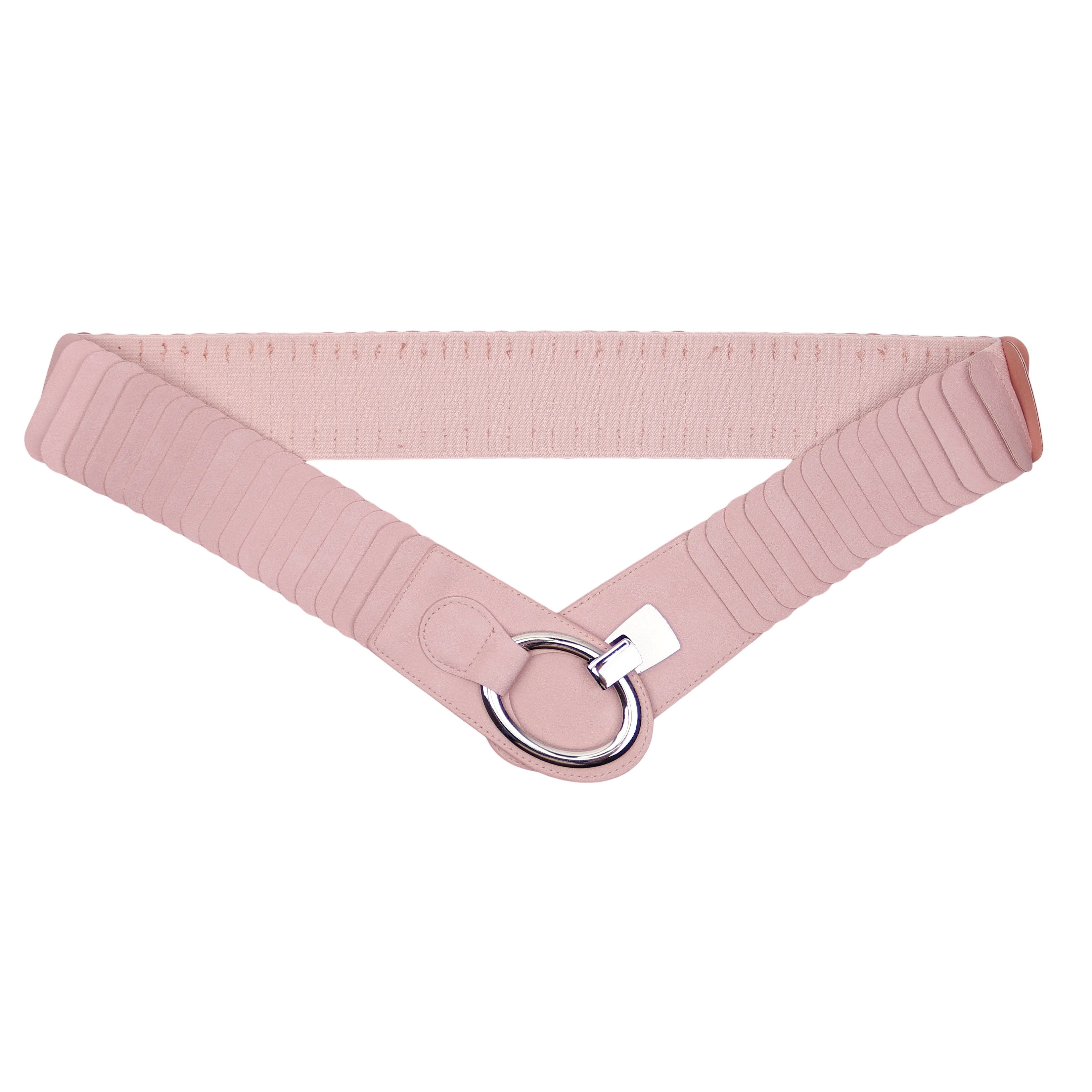 MIRROSI Taillengürtel Unifarbe breit 6cm XXL für Taillenumfang 100 bis ca. 140cm, ONESIZE (Angenehmes Tragesgefühl) Breiter Stretch Gürtel