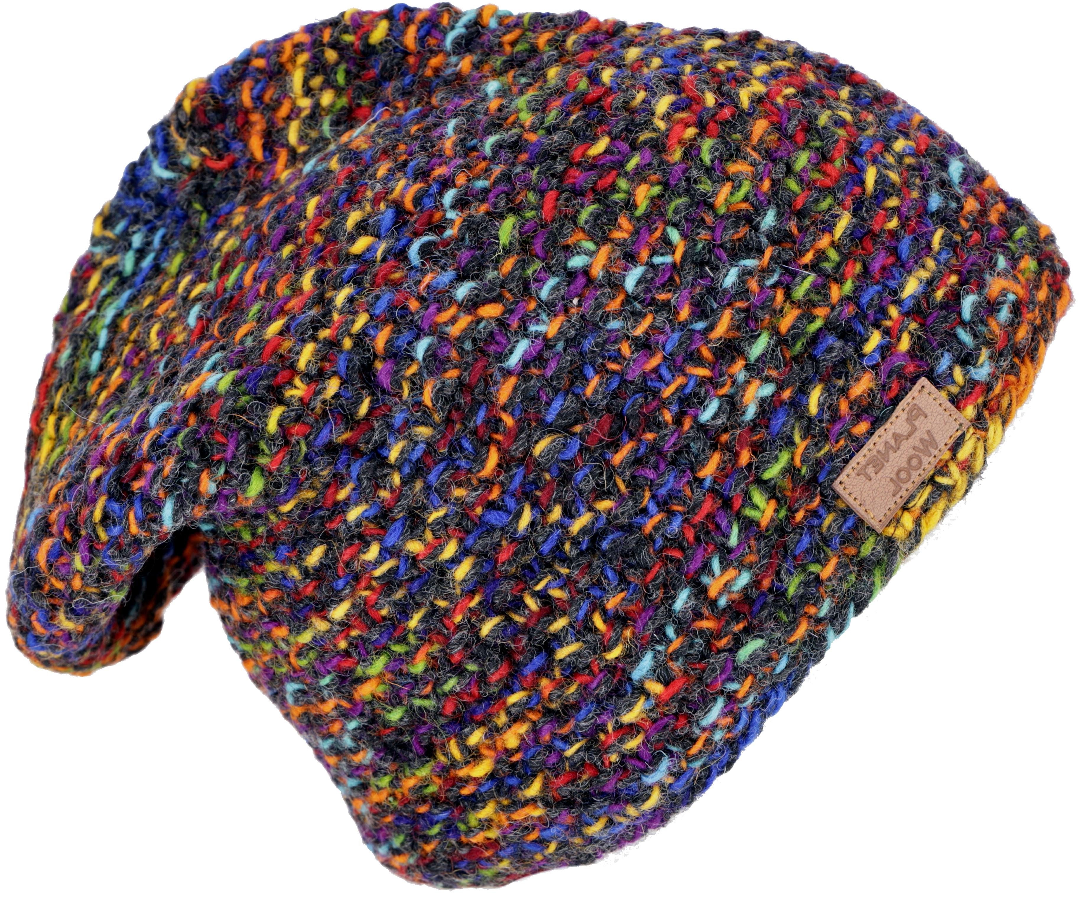 Guru-Shop Strickmütze Beanie Mütze, bunte Strickmütze, Wollmütze,.. – Bild 4 von 4