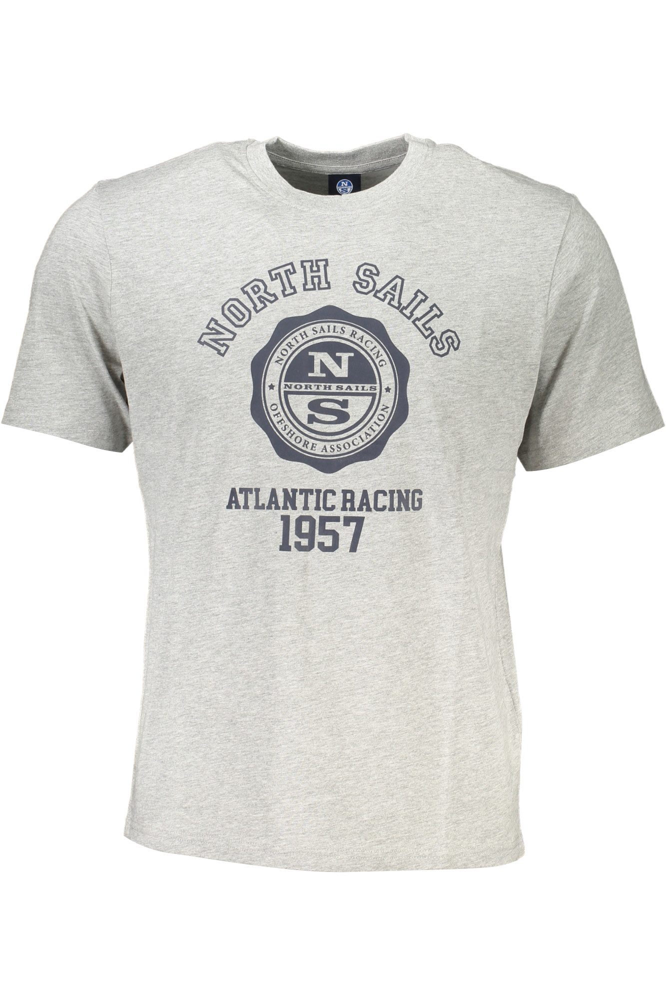 North Sails T-Shirt Herren Graues Kurzarm günstig online kaufen