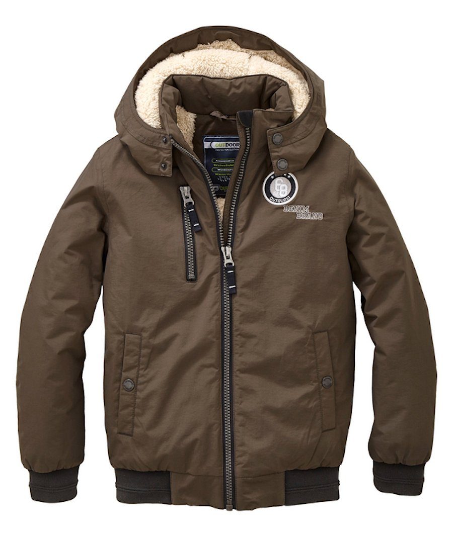 Outburst Winterjacke Outburst Jungen Blouson Funktionsjacke Winterjacke oliv (1-St., kein Set)