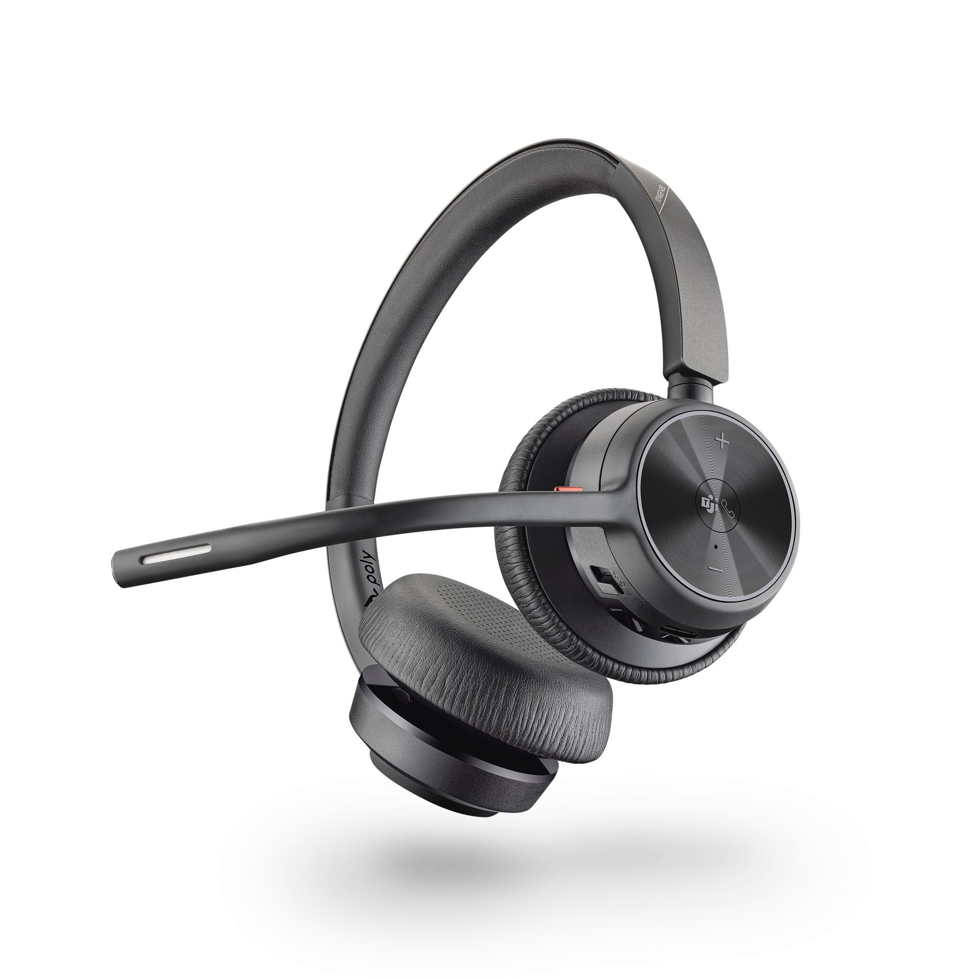 Plantronics Bluetooth Headset Voyager (Noise-Cancelling, Teams-Kompatibilität USB-A/C Bluetooth) und mit A2DP Wireless-Headset 4320