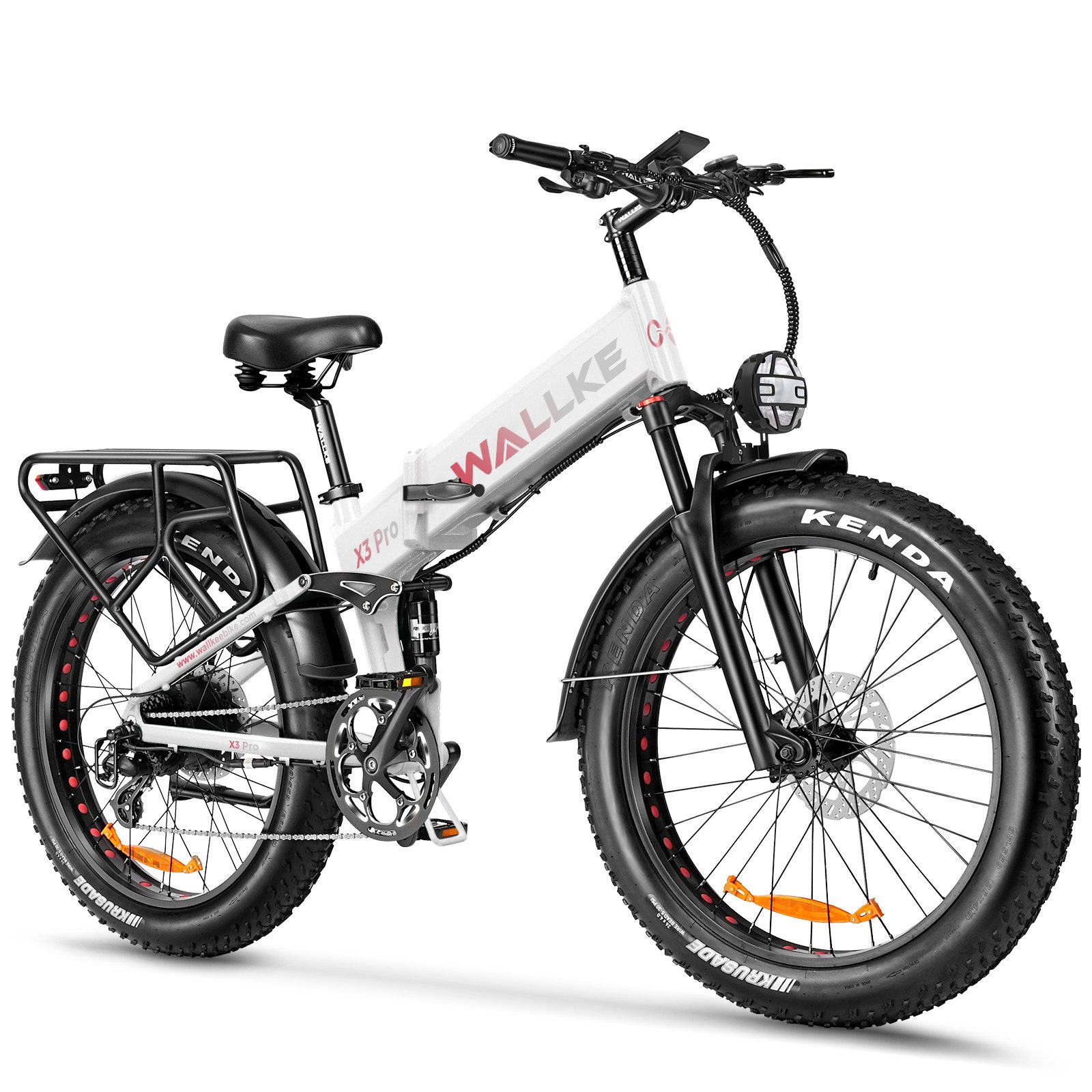 DOTMALL E-Bike Wallke E-Bike 26 Zoll foldable 1200W motor 48v20AH Faltbares E Bike, Heckmotor