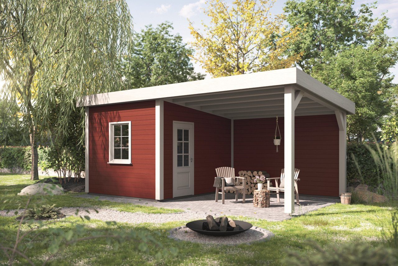 Alpina Holzschutzlasur Alpina Wetterschutzfarbe 0,75 L schwedenrot