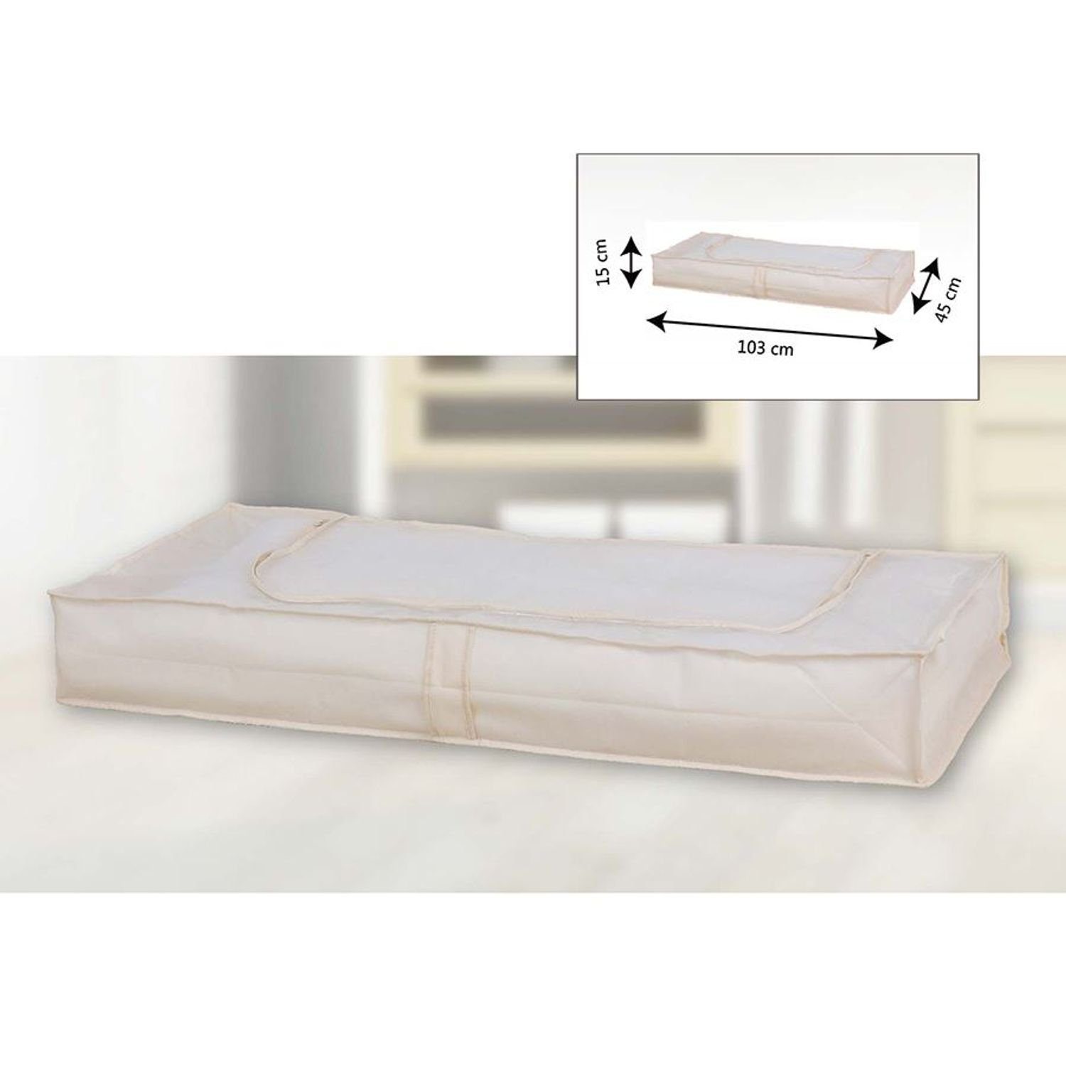 BURI Aufbewahrungsbox Unterbettkommode aus Stoff Aufbewahrungsbox Unterbett günstig online kaufen