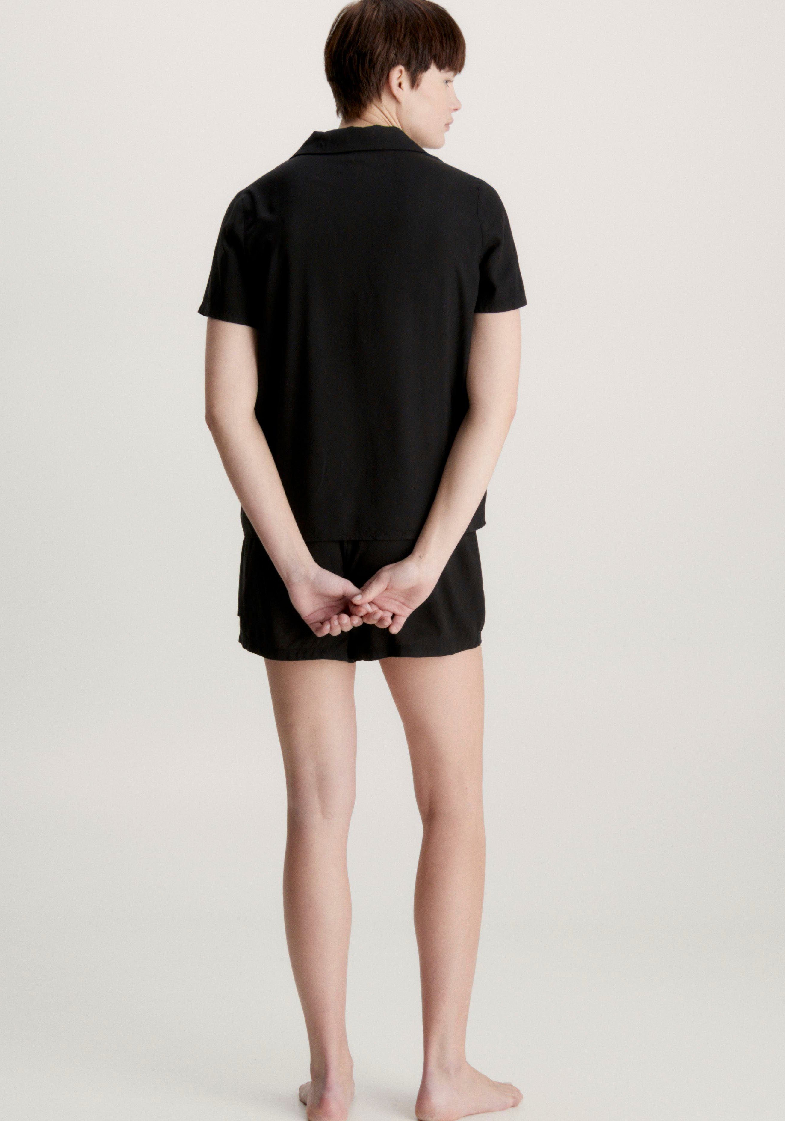 SET Underwear 2 (Set, S/S mit tlg) SHORT Calvin Klein Hemdbluse Pyjama