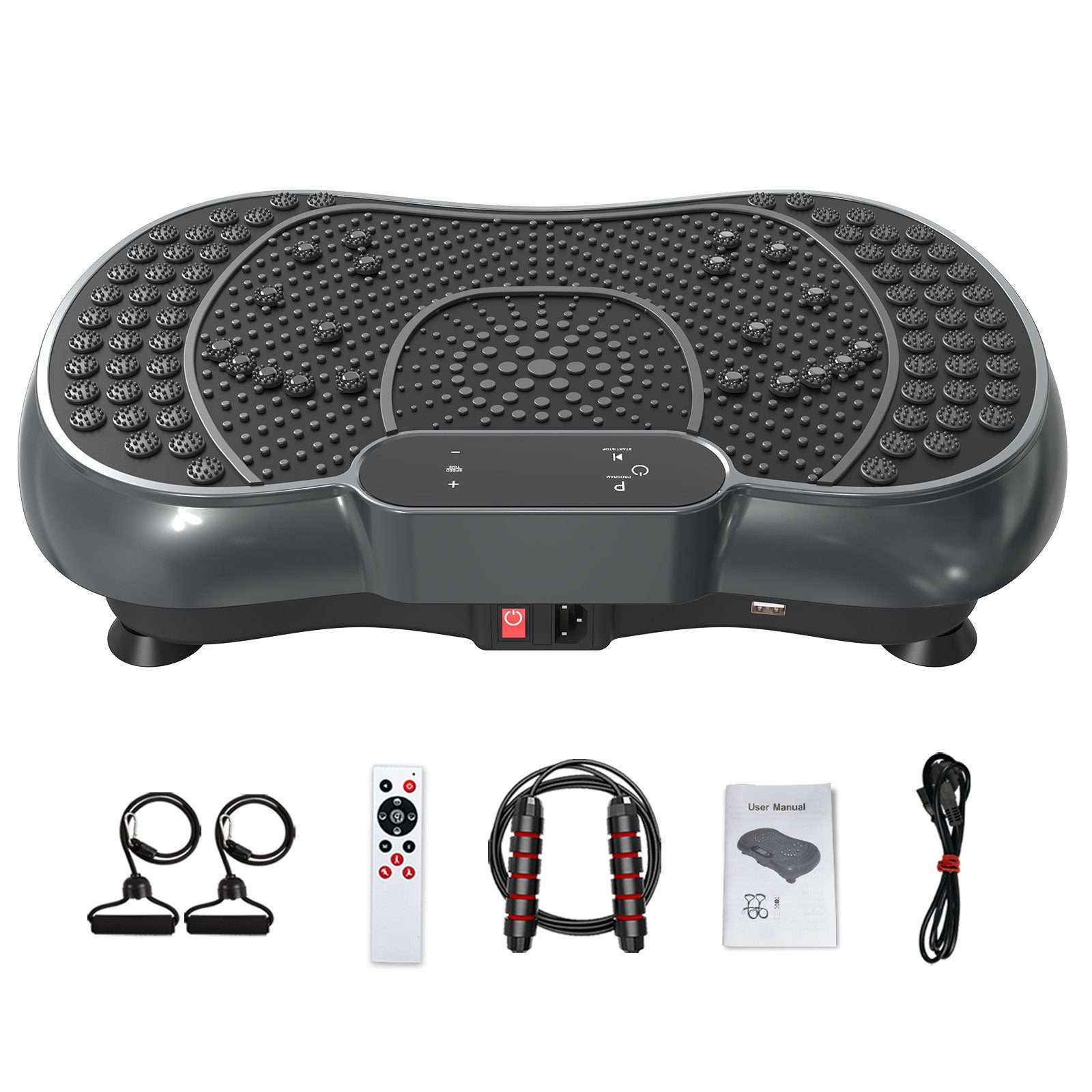 Vibrationsplatte mit leiser Motor + Bluetooth - 99 Vibrationsstufen