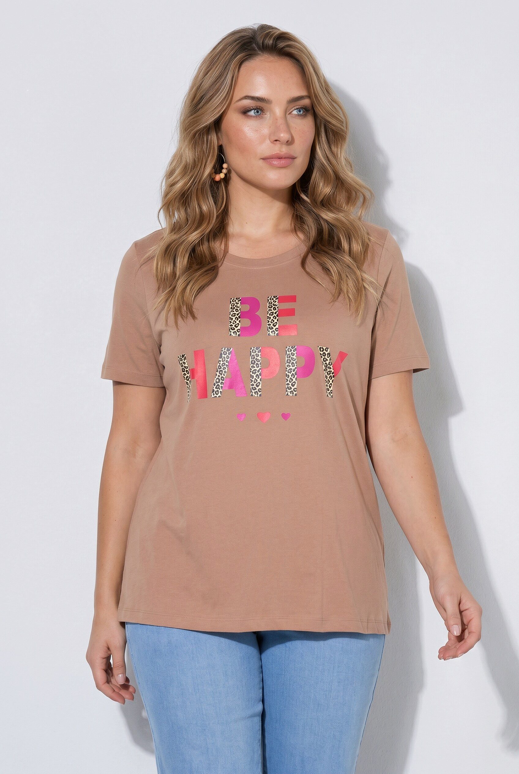 MIAMODA T-Shirt T-Shirt A-Linie Schriftzug