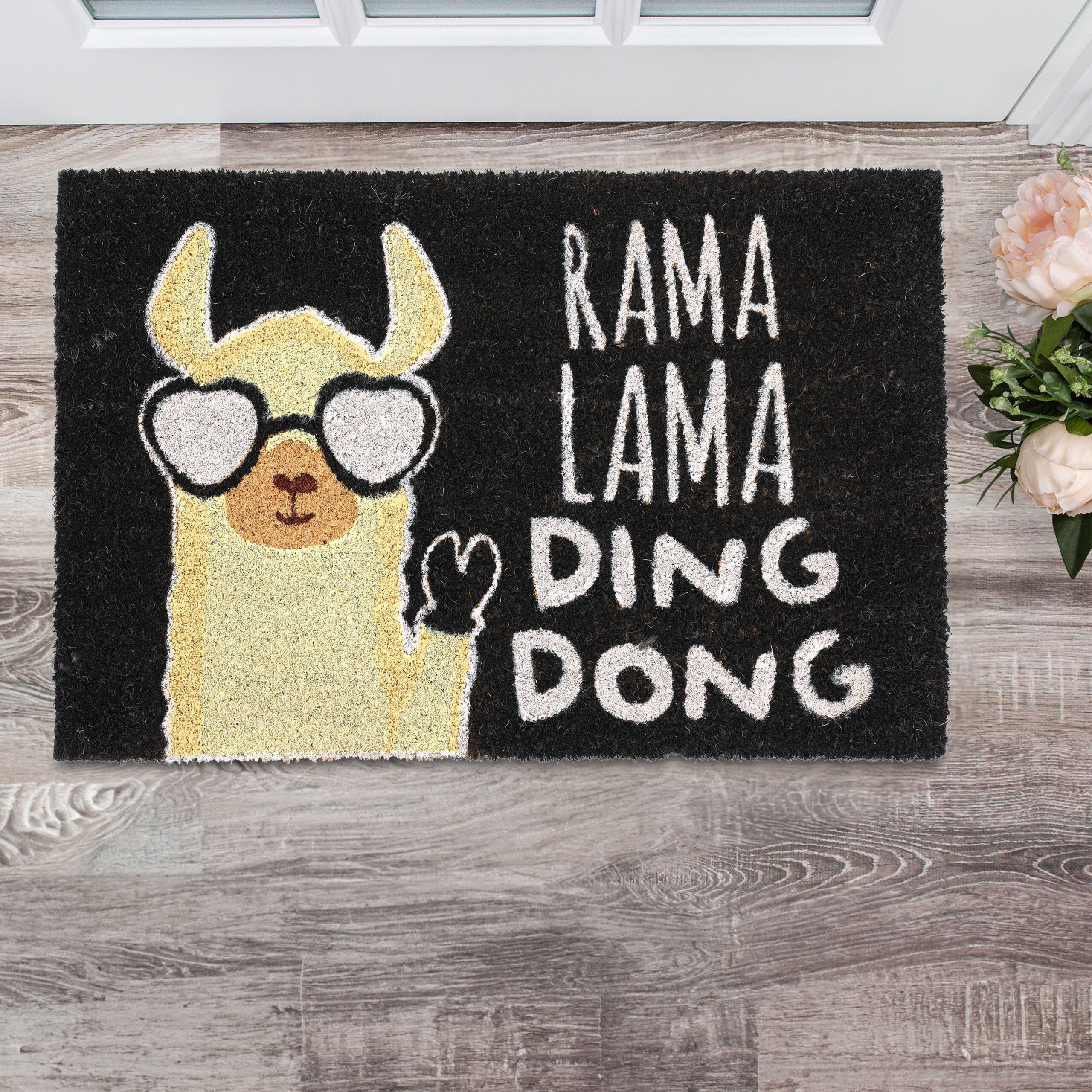 relaxdays Fußmatte Lama, Höhe: 15 mm günstig online kaufen