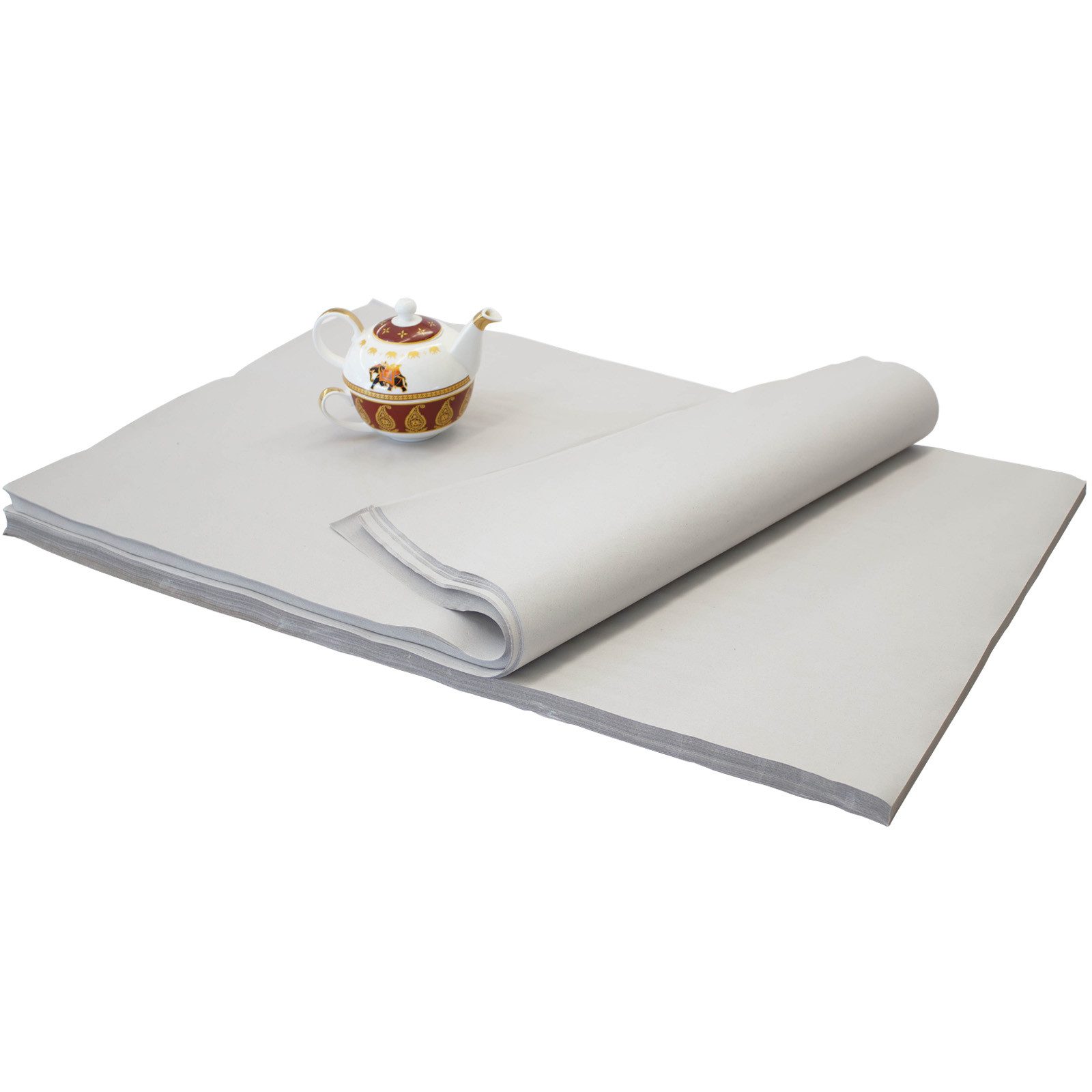 KK Verpackungen Seidenpapier, Packseide Seidenpapier 50 x 75 cm in Markenqualität Hellgrau