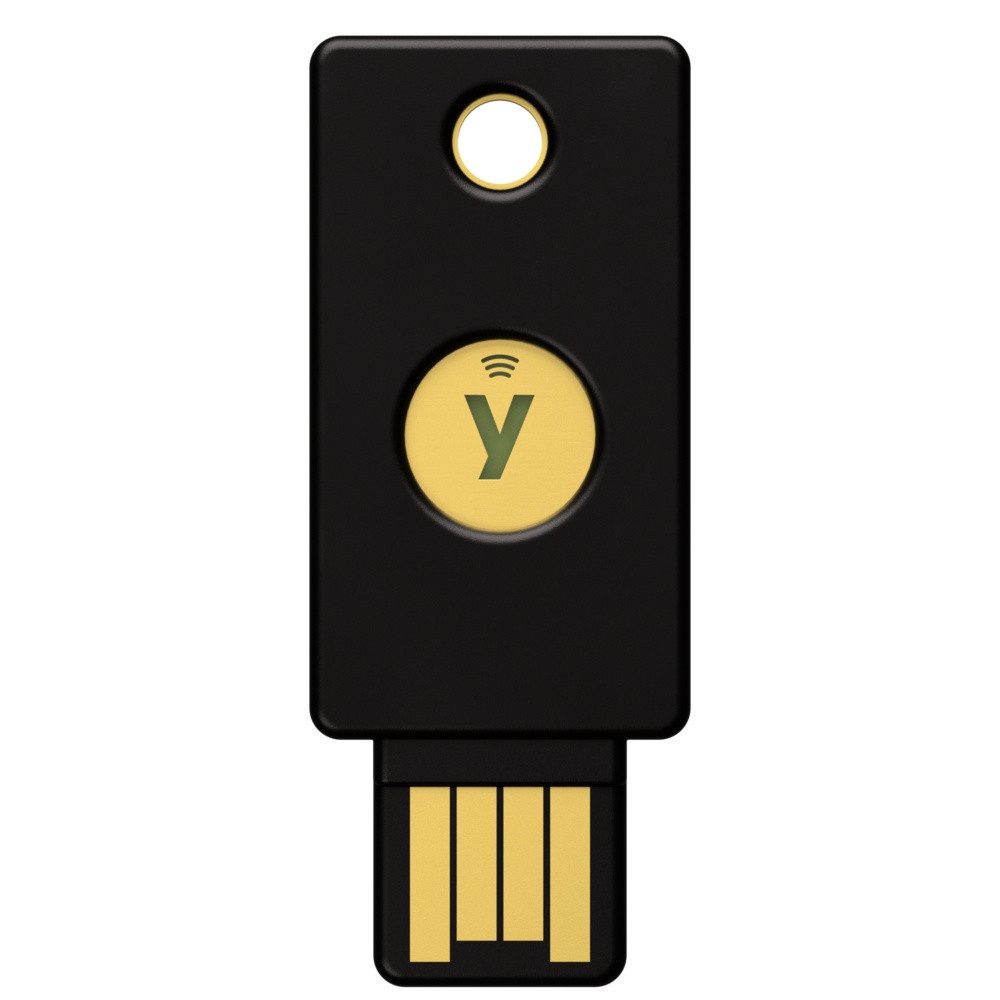 Yubico Laptopschloss Y-237, USB-A Sicherheitsschlüssel für 2FA und MFA