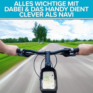 HZRC Satteltasche Satteltasche Fahrrad - Kompakt und Ultra Robust Premium Radtasche, mit Reflektoren Perfekte Größe für Alles Wichtige