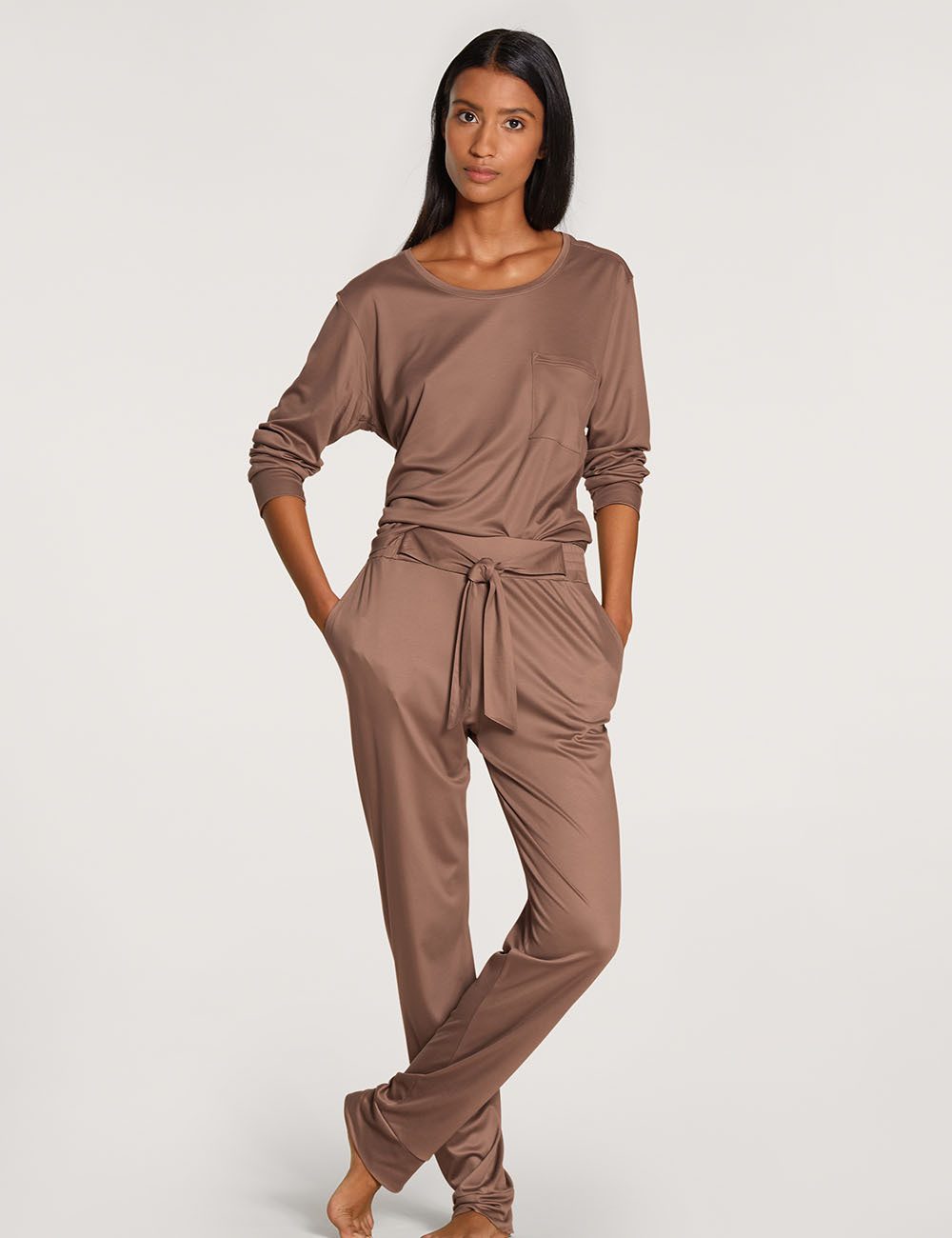 CALIDA Pyjamahose Circular Sleep Damen (1-tlg) seidig weich, fließend und elegant – Bild 2 von 5