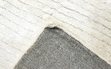 Teppich Loribaft Teppich handgetuftet beige, morgenland, rechteckig, Höhe: 12 mm, Viskose