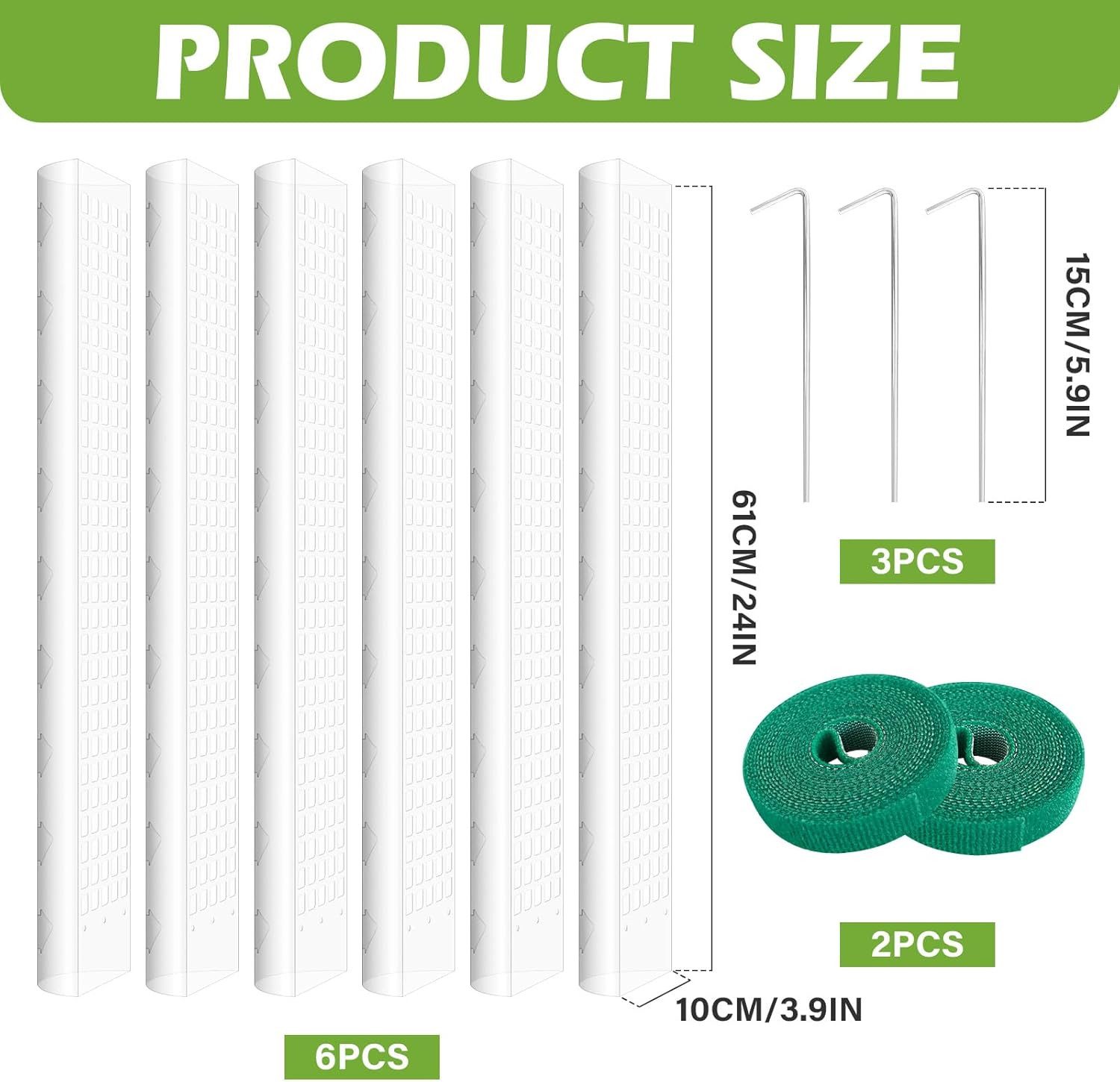 Kaket Rankhilfe Moosstab Rankhilfe für Monstera Stapelbare Transparent Rank günstig online kaufen