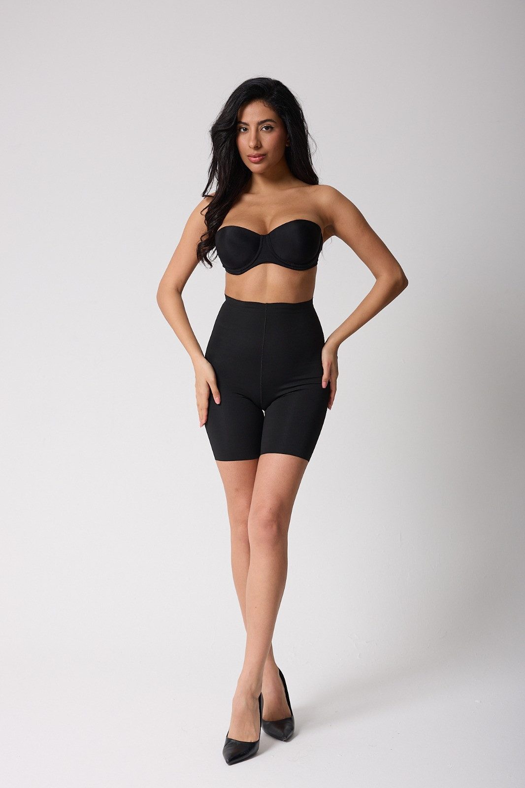 Boxer Nahtlose Shaping Miederhose – Laser Cut, Schwarz & Beige Bauch- & Taillenformend, unsichtbar, Anti-Reibung