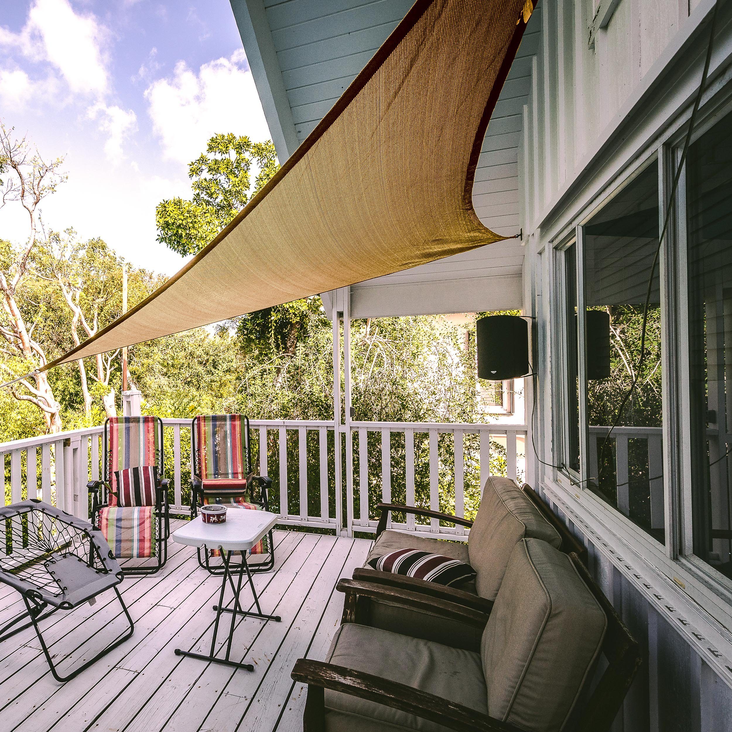 Hometex Sonnensegel robust, robuster Garten, stabiler Sand für & Textiles Sonnenschutz stabil Balkon vielseitig, Schattenspender - und und Terrasse Premium Windschutz