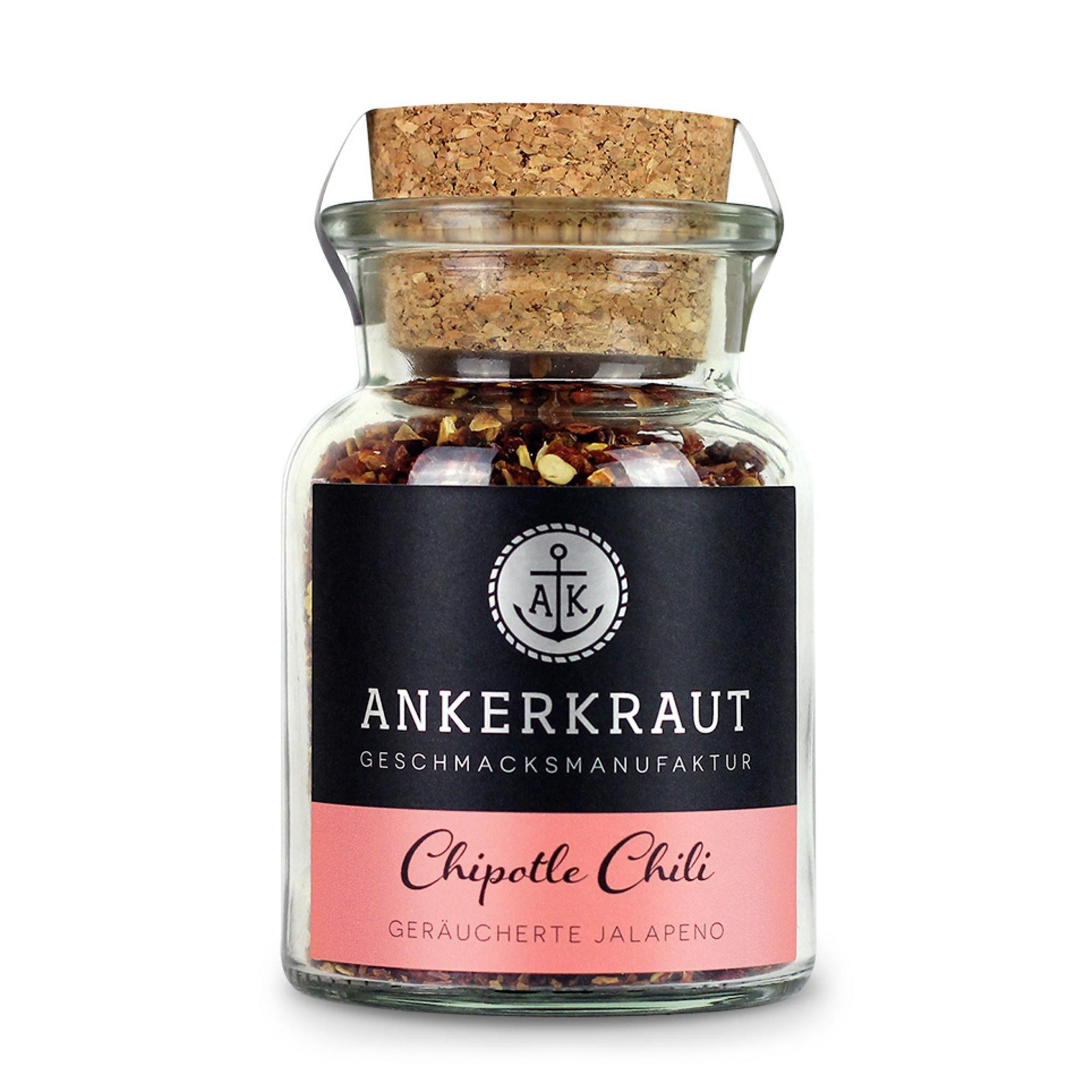 Ankerkraut Gewürz Chipotle Chili, Chipotle Chili, 55g im Korkenglas