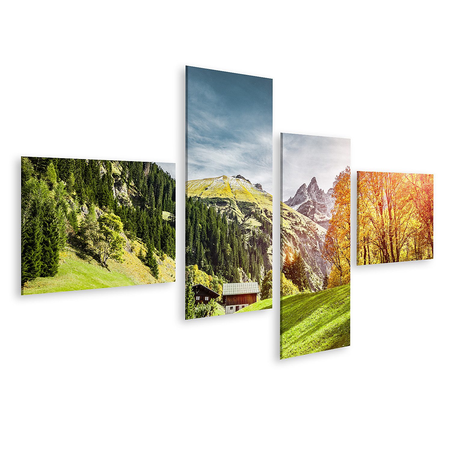 islandburner Leinwandbild Einödsbach Bei Oberstdorf Allgäu Bilder