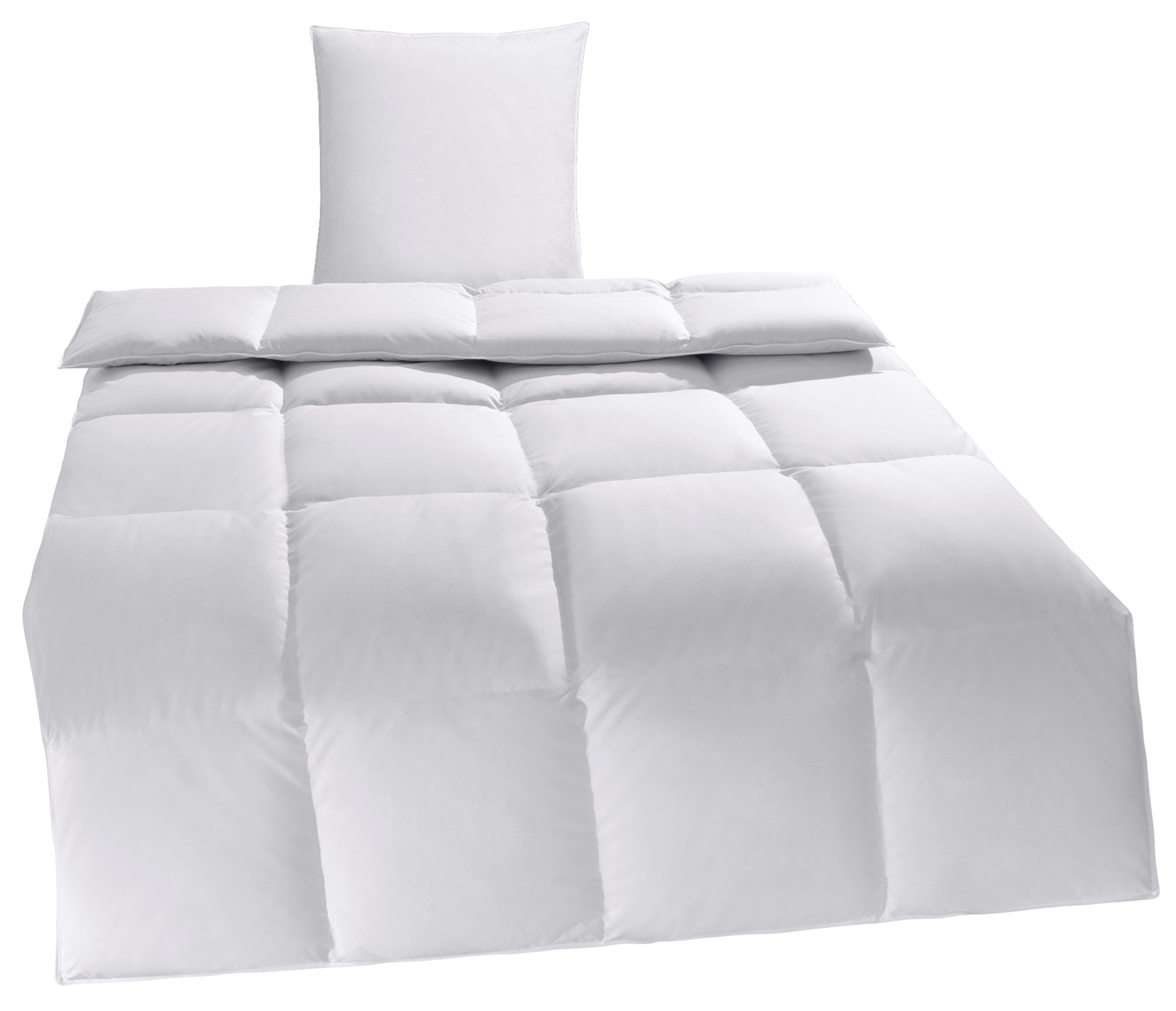 my home Daunenbettdecke + Kopfkissen Cavanelle günstig online kaufen