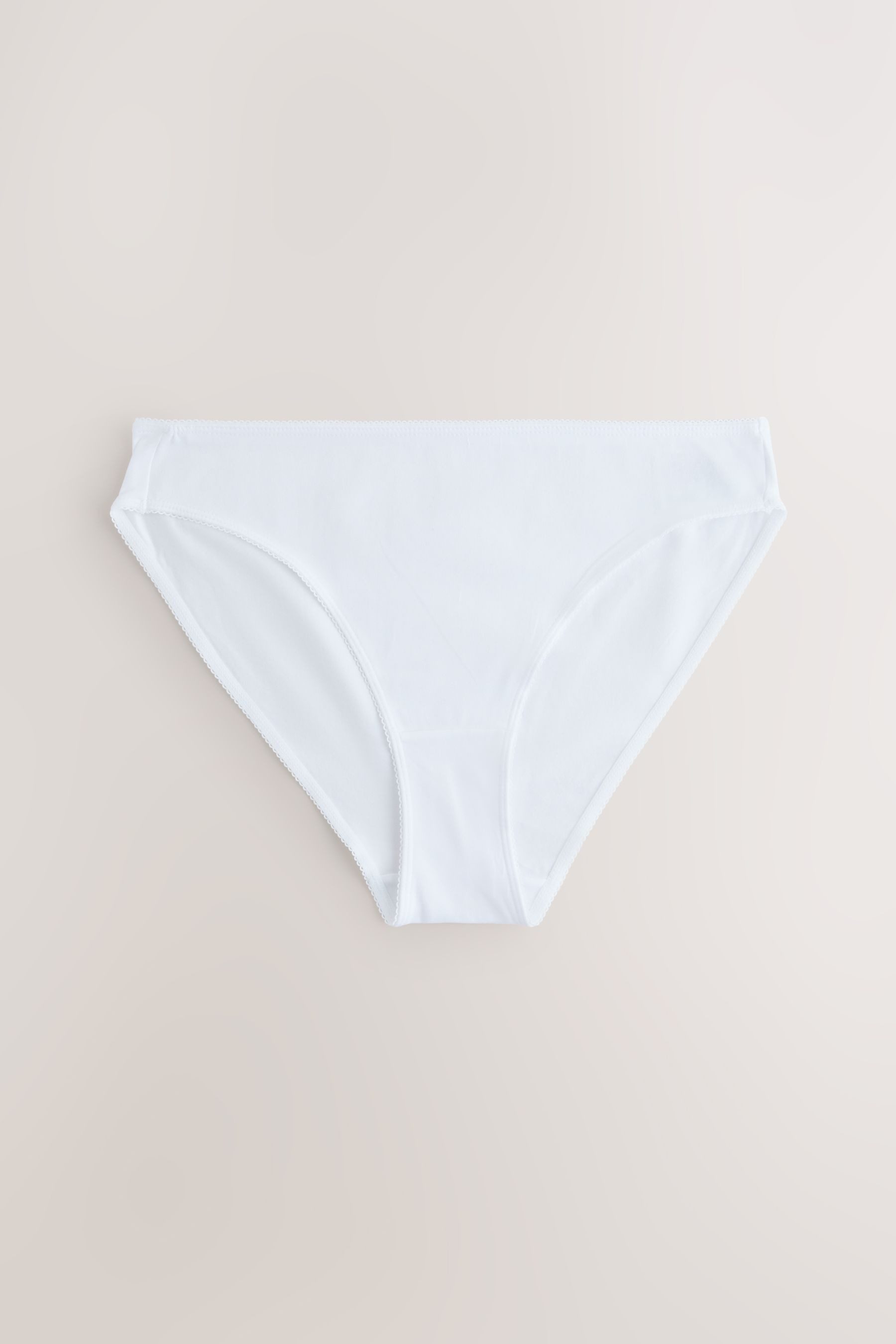 Slip 10er-Pack Baumwoll-Slips, hohes Bein, Maxi