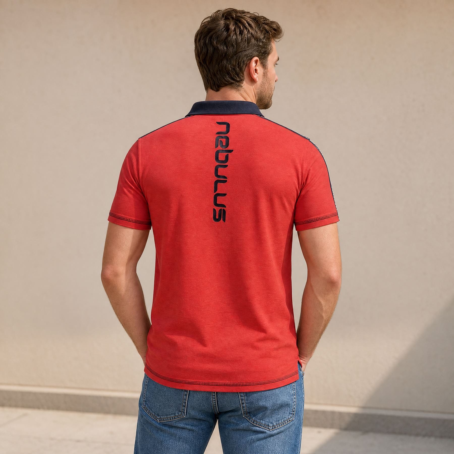 Nebulus Poloshirt NEBI, P4975 - Herren, rot, L