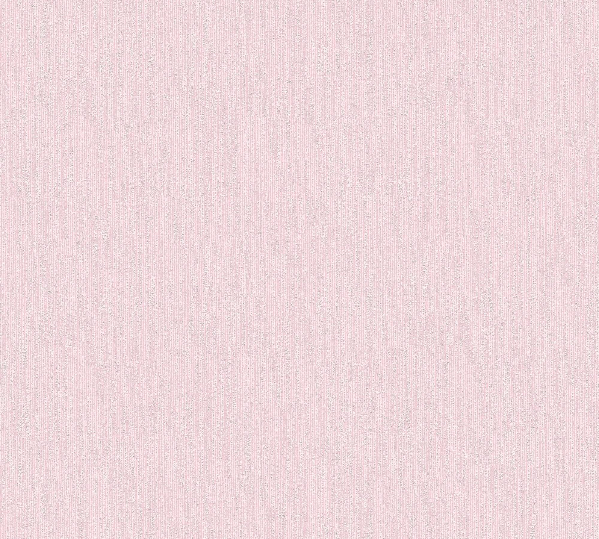 einfarbig, living A.S. Unitapete rosa Flavour, walls Création Vliestapete uni,
