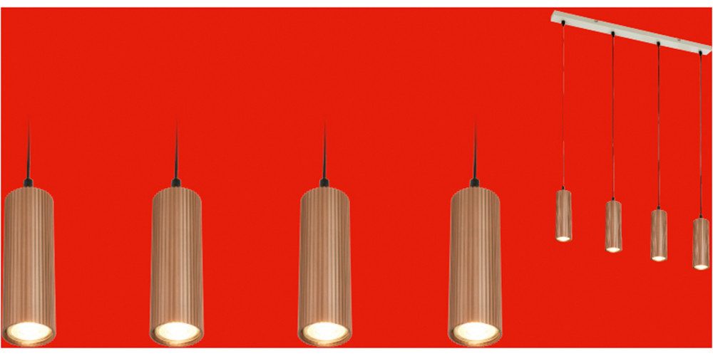 Briloner Leuchten LED Pendelleuchte IDA, ohne Leuchtmittel, 20x120 cm, Esszimmer, Esstisch, Wohnzimmer